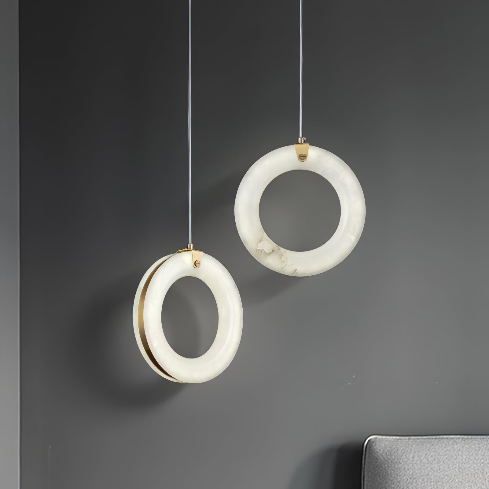 Orelia Alabaster Pendant Light-Neutral Decor
