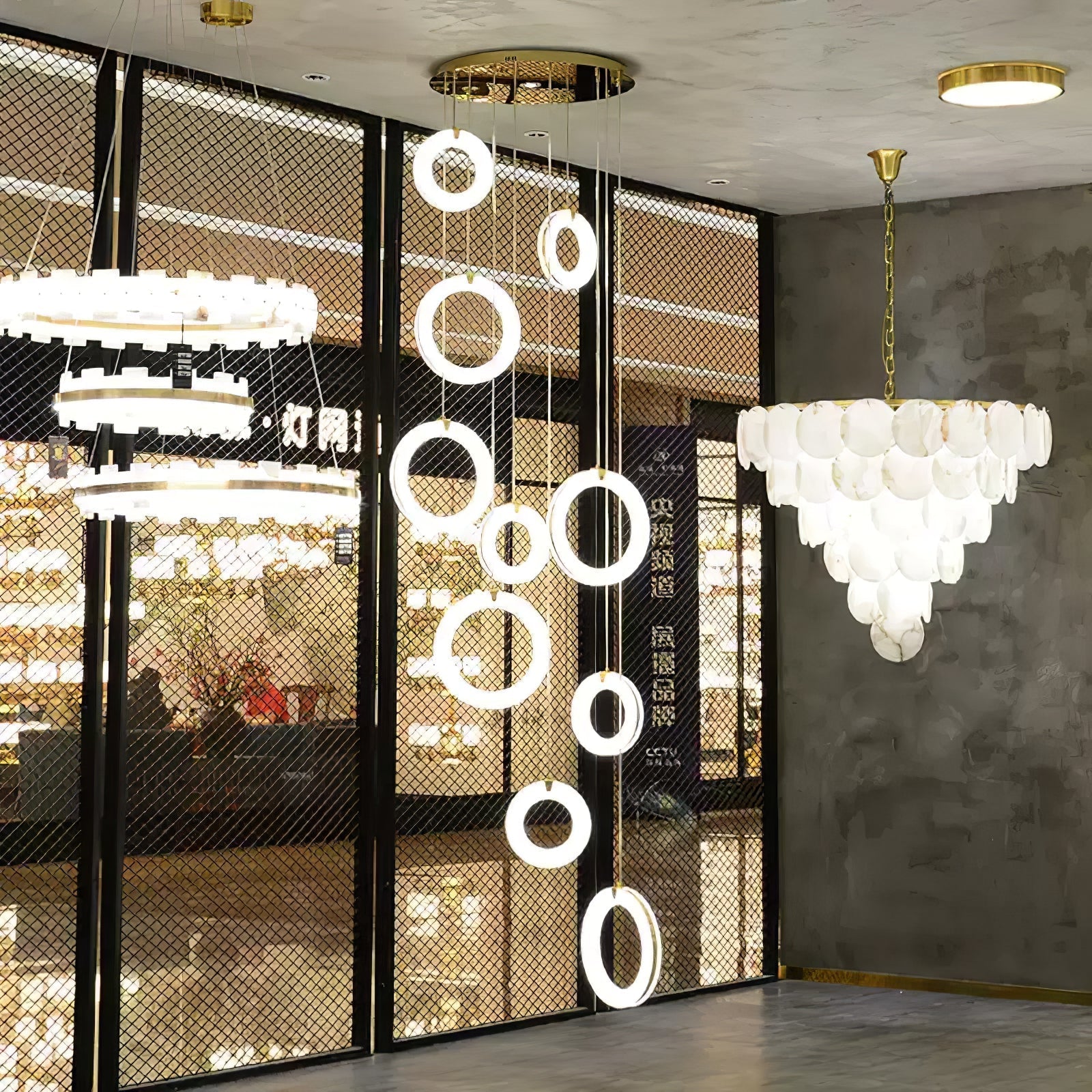 Orelia Alabaster Pendant Light-Neutral Decor