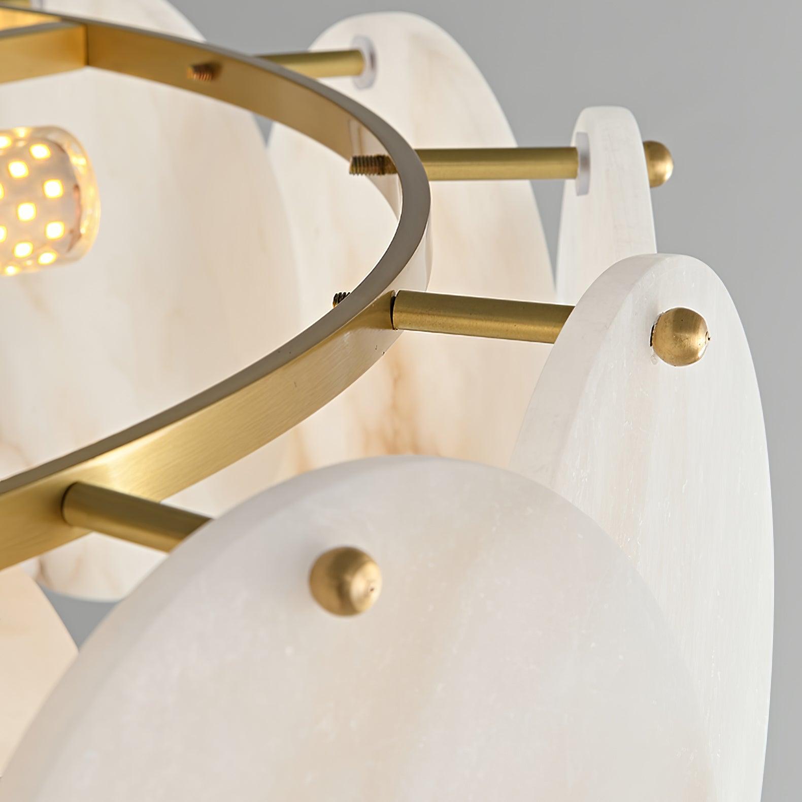 Corvyn Alabaster Chandelier-Neutral Decor