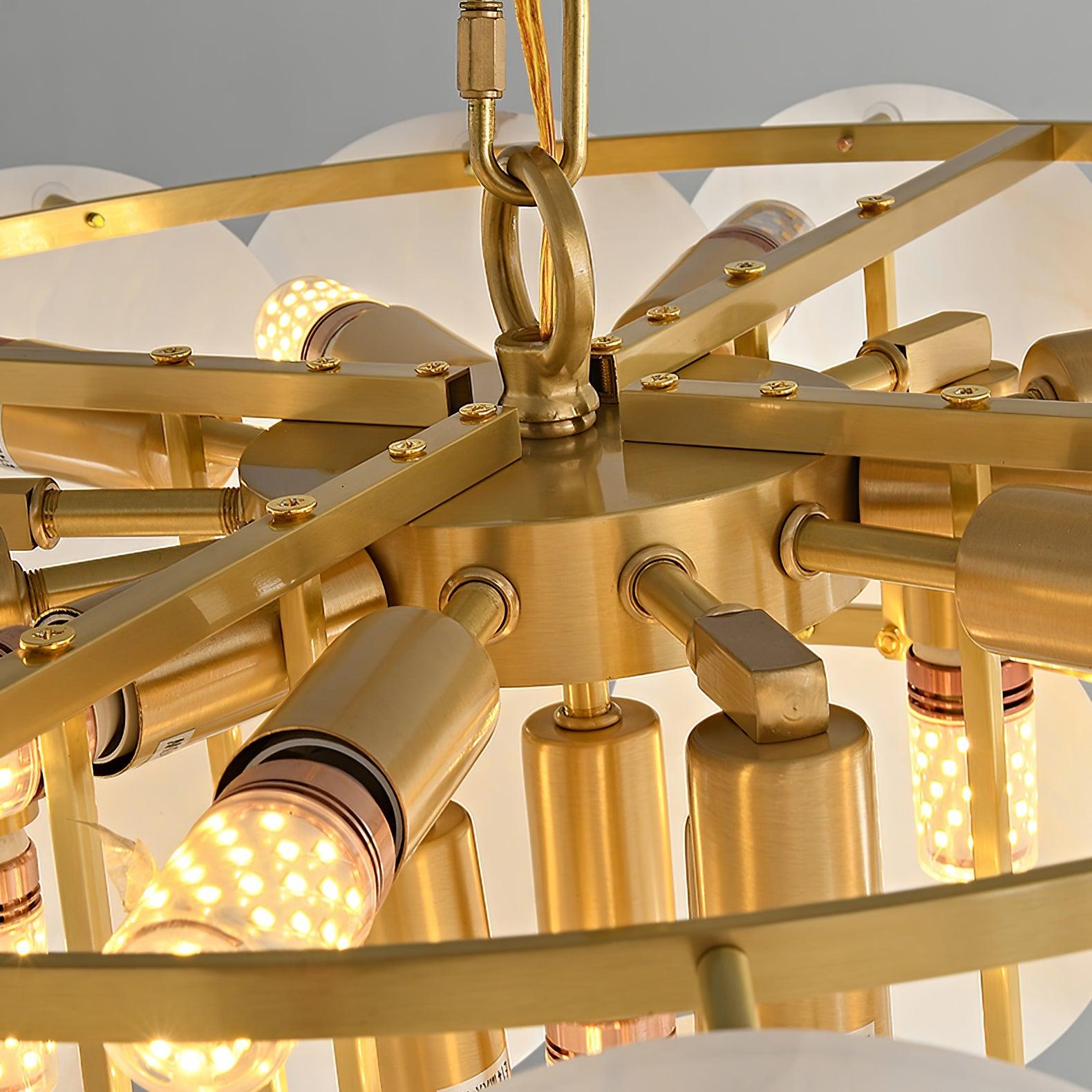 Corvyn Alabaster Chandelier-Neutral Decor
