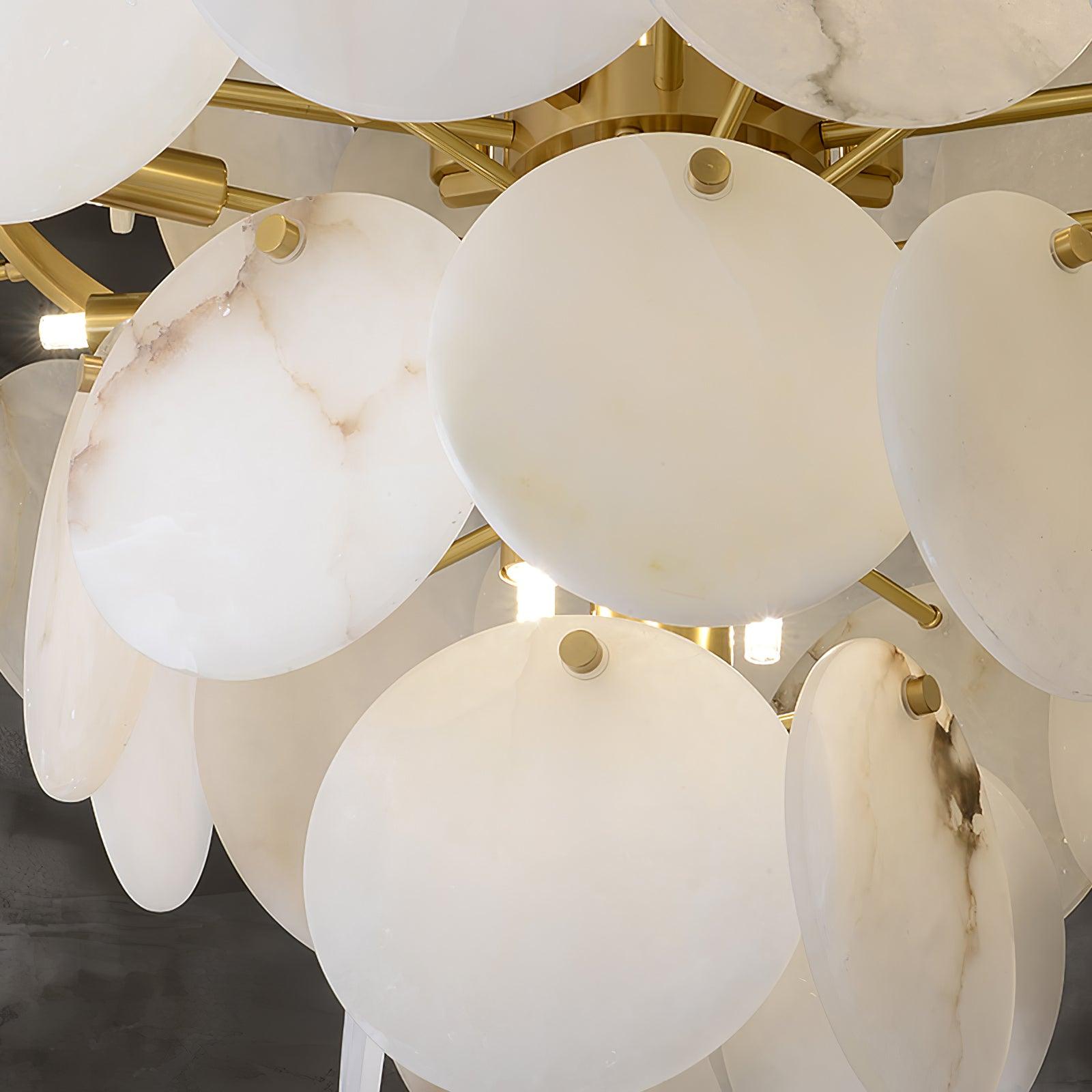 Corvyn Alabaster Chandelier-Neutral Decor