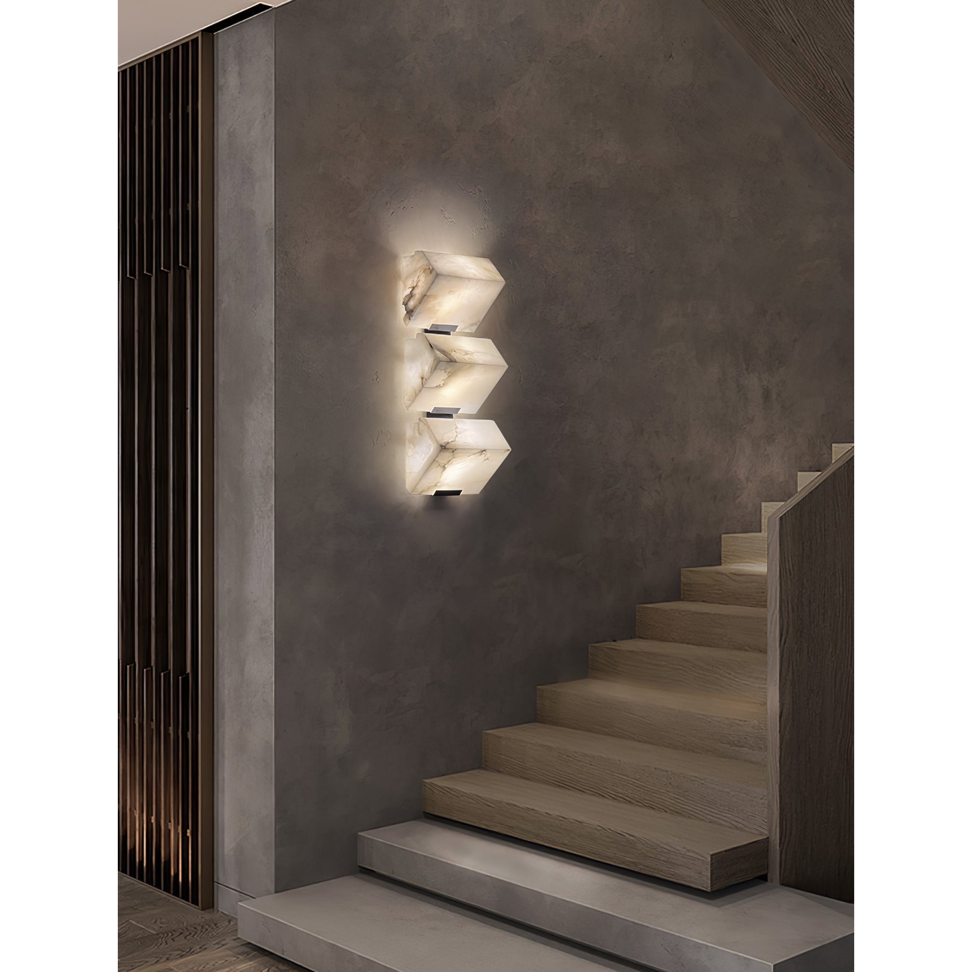 Qvistuvyn  Metal Alabaster Wall Lamp