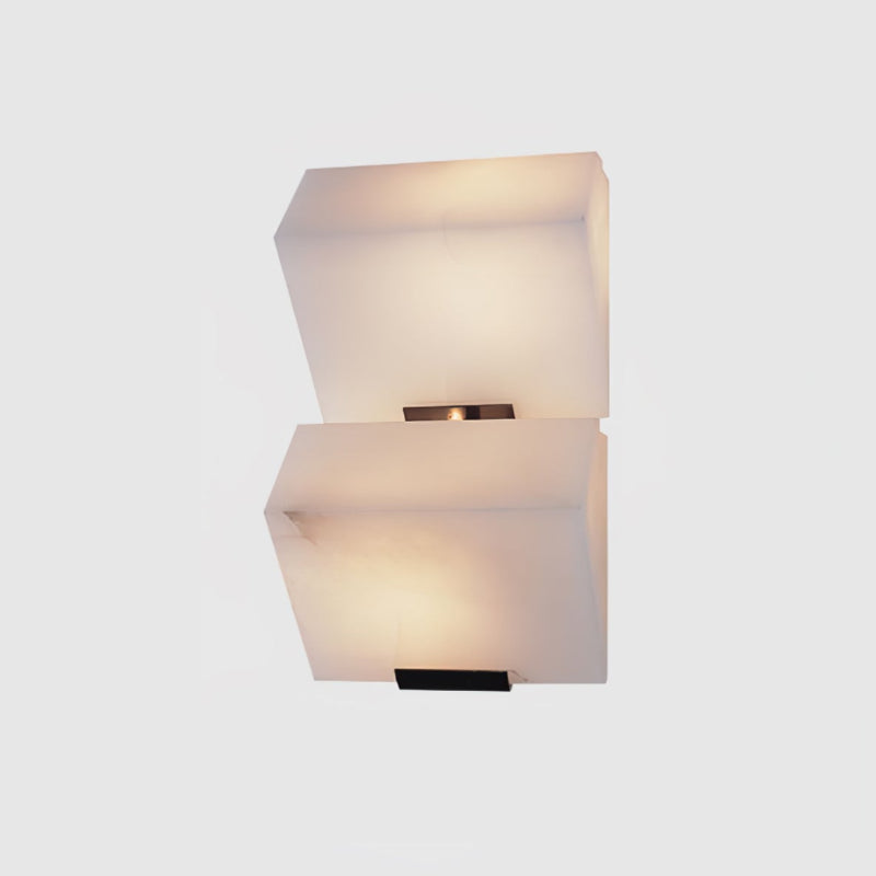 Qvistuvyn  Metal Alabaster Wall Lamp