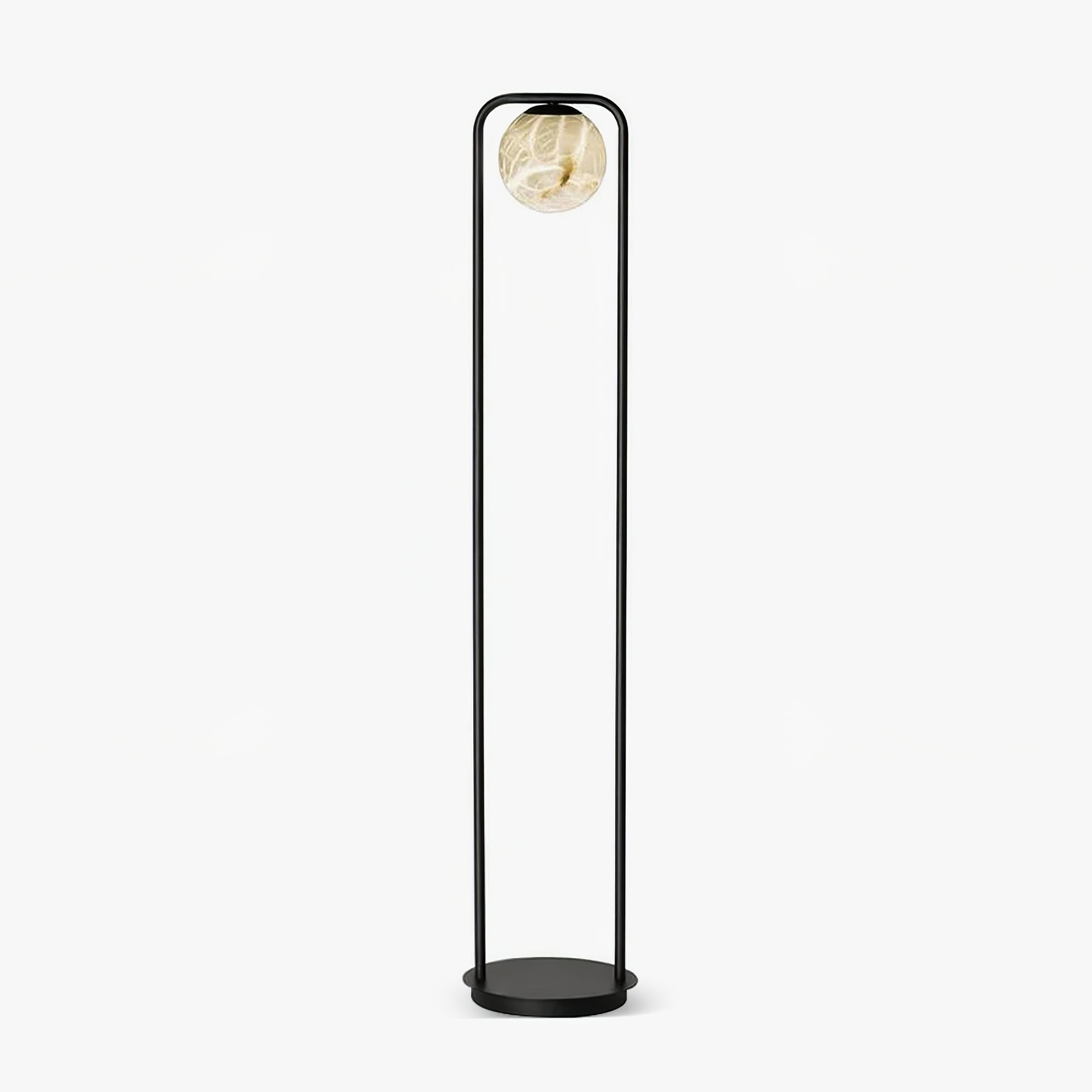 Callista Minimalist Alabaster Floor Lamp-Neutral Decor