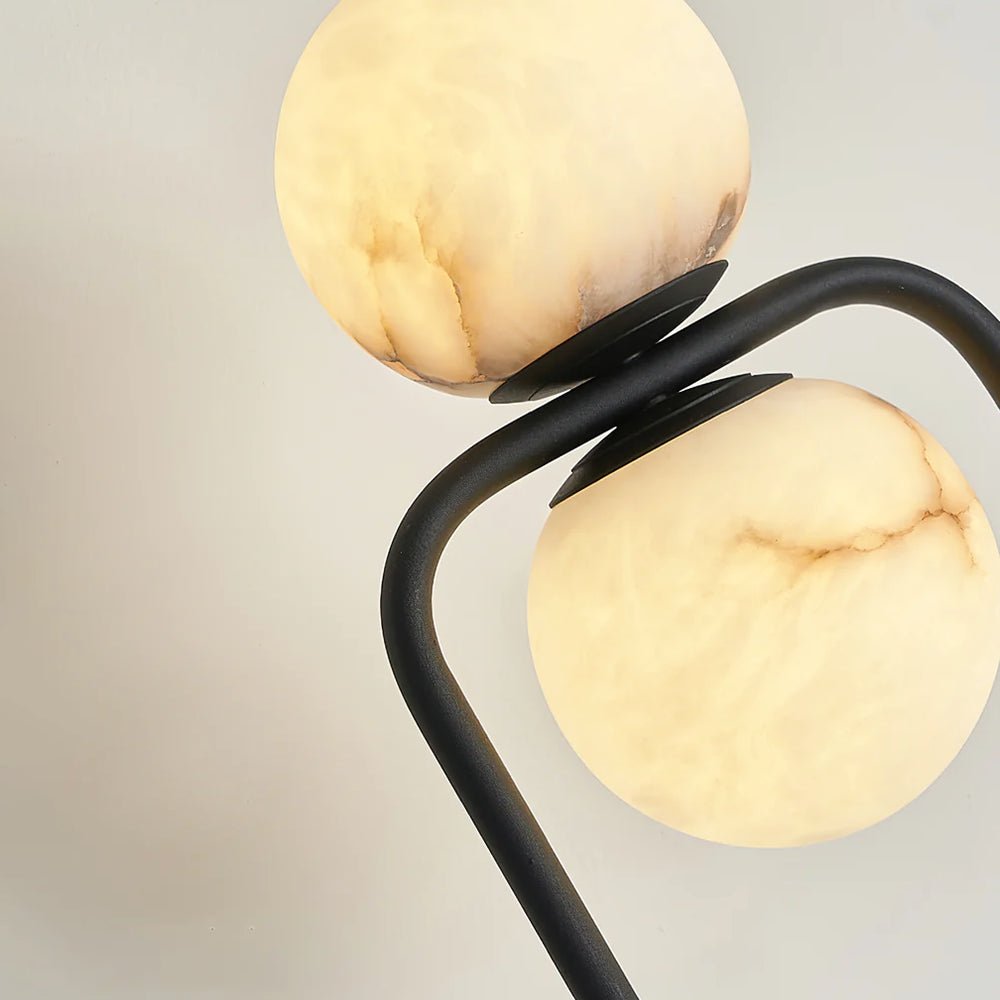 Callista Minimalist Alabaster Floor Lamp-Neutral Decor