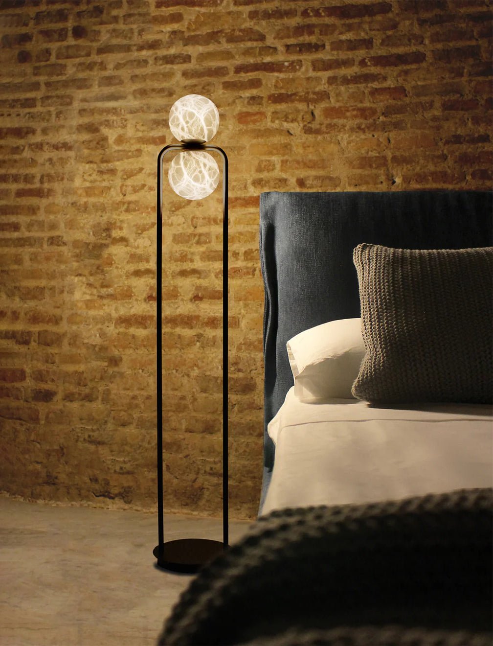 Callista Minimalist Alabaster Floor Lamp-Neutral Decor
