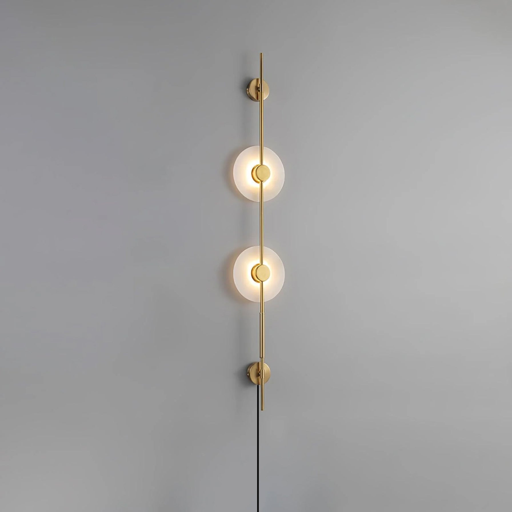 Edria Minimalist Alabaster Wall Light-Neutral Decor