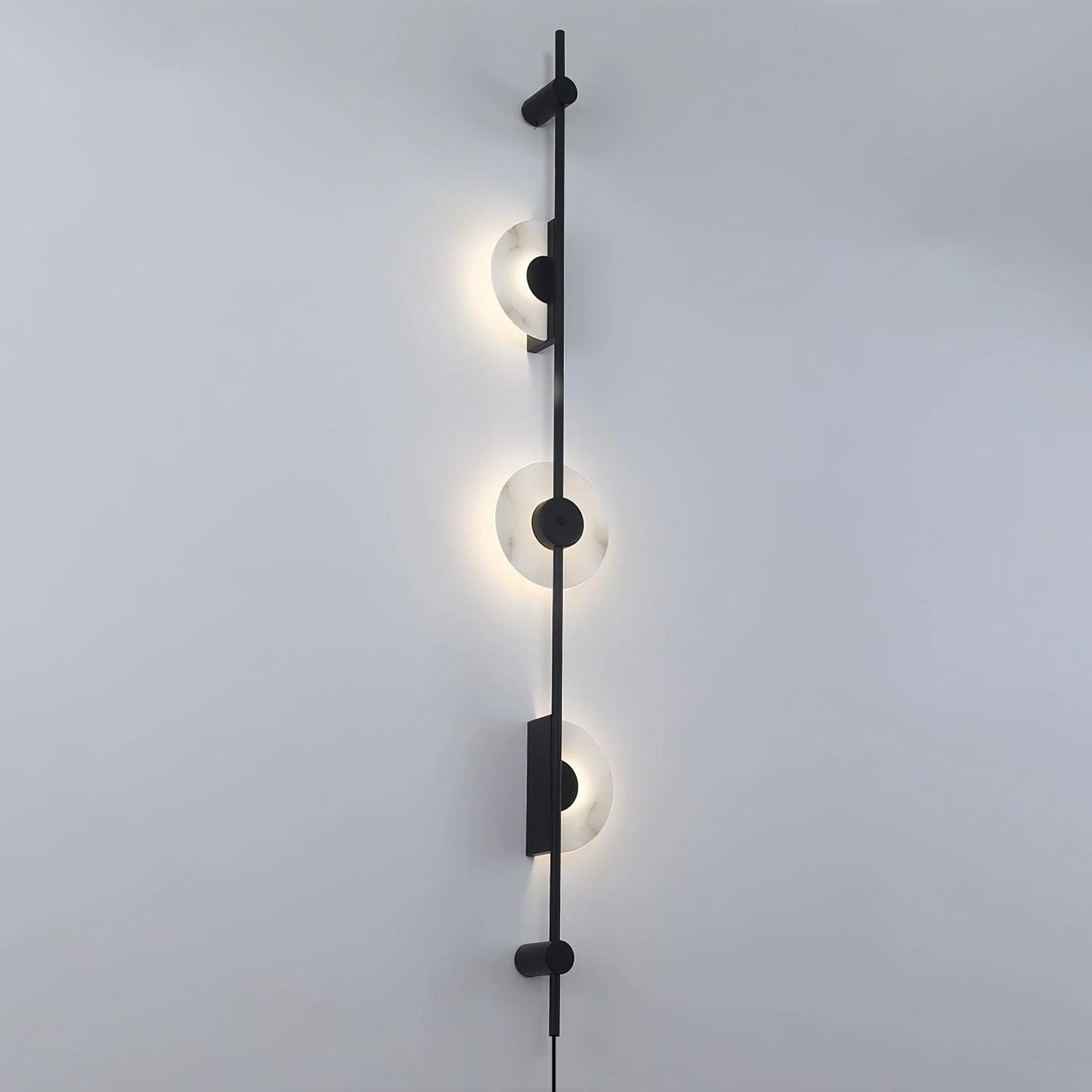 Edria Minimalist Alabaster Wall Light-Neutral Decor