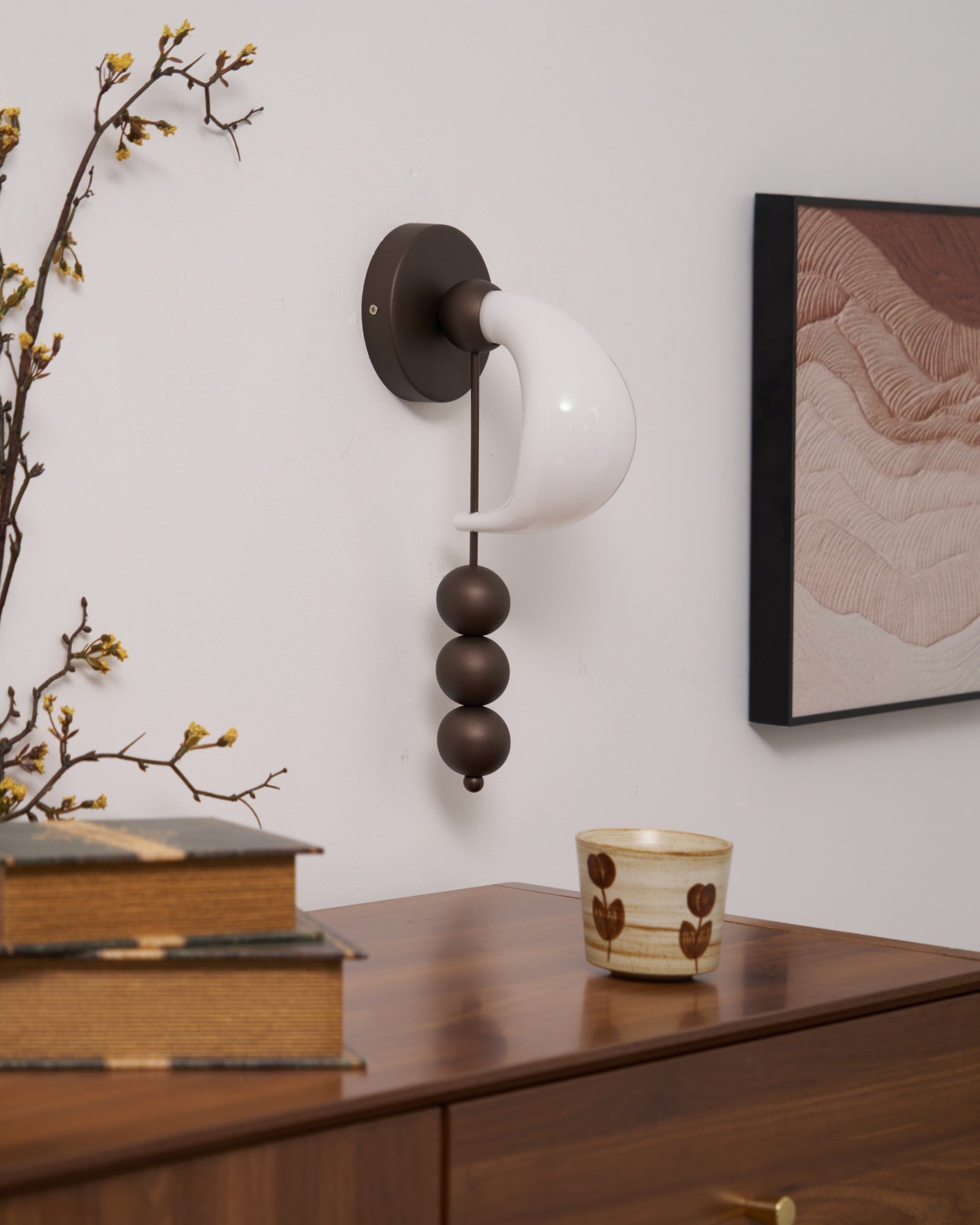 Viphaor Premium Elegance Art Glass Wall Light-Neutral Decor