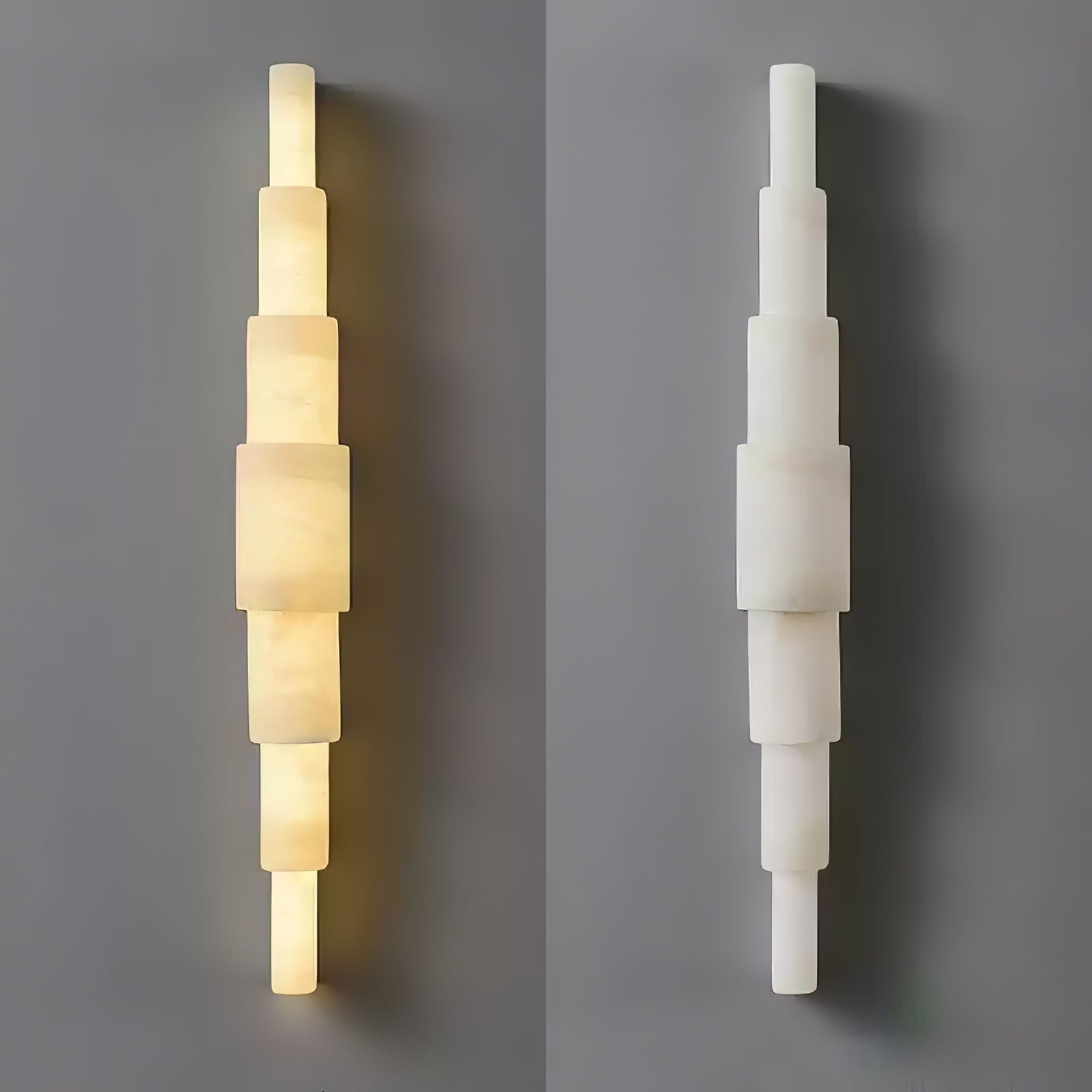 Raya Alabaster Wall Light-Neutral Decor