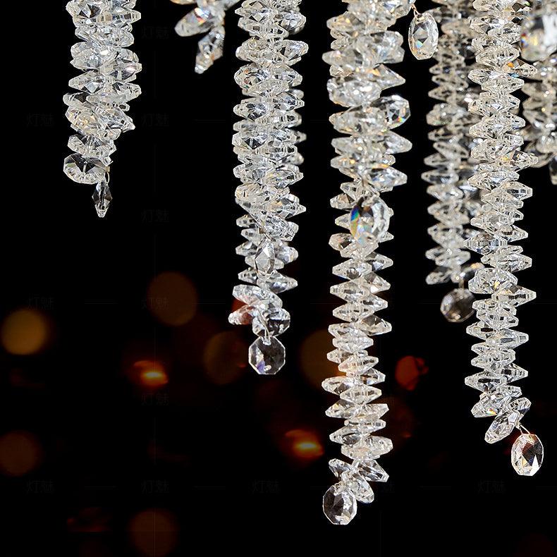 Lustra Chandelier Gold Crystal Branch Elegant-Neutral Decor