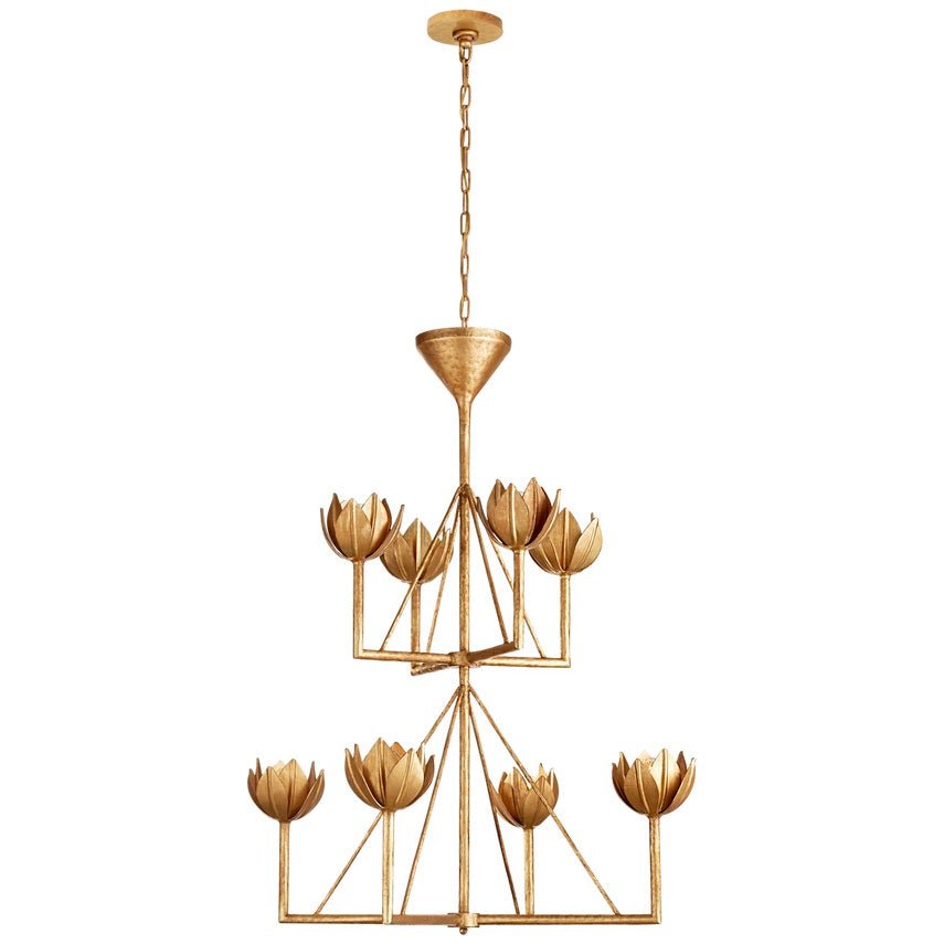 Ulmaris Floral Chandelier-Neutral Decor