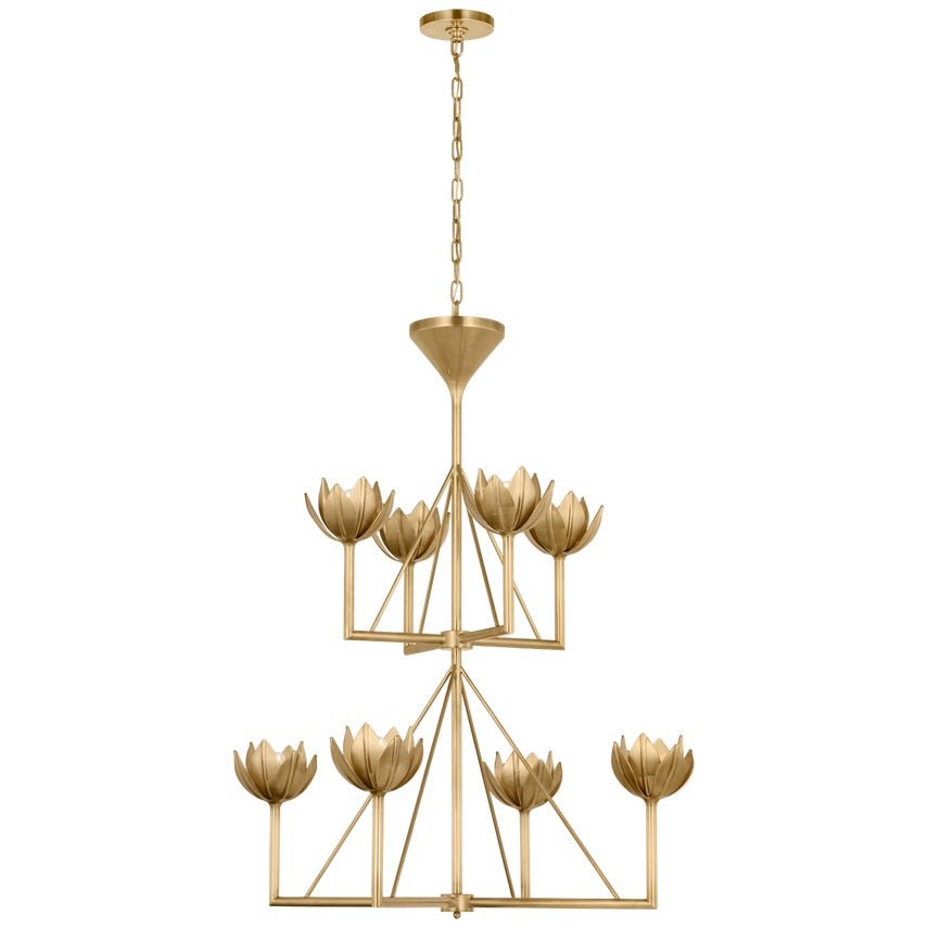 Ulmaris Floral Chandelier-Neutral Decor