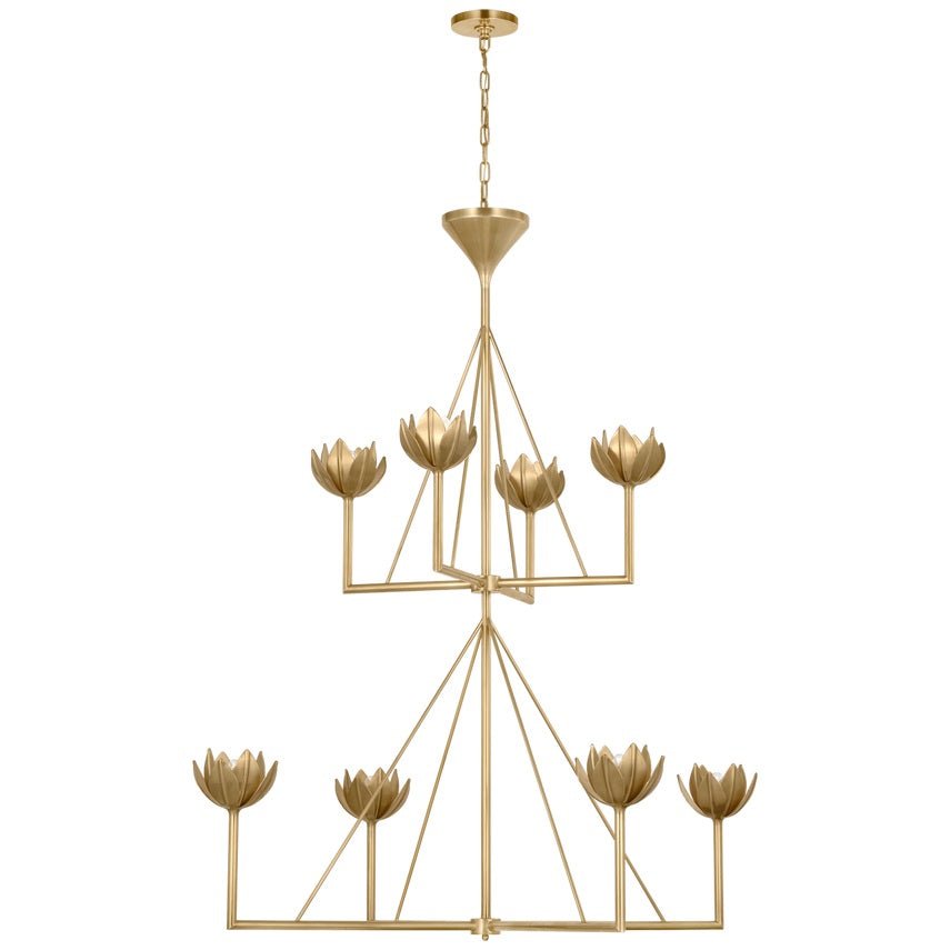Ulmaris Floral Chandelier-Neutral Decor