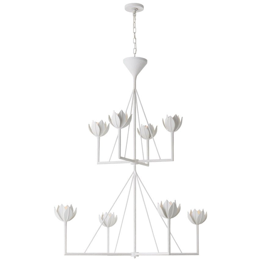 Ulmaris Floral Chandelier-Neutral Decor