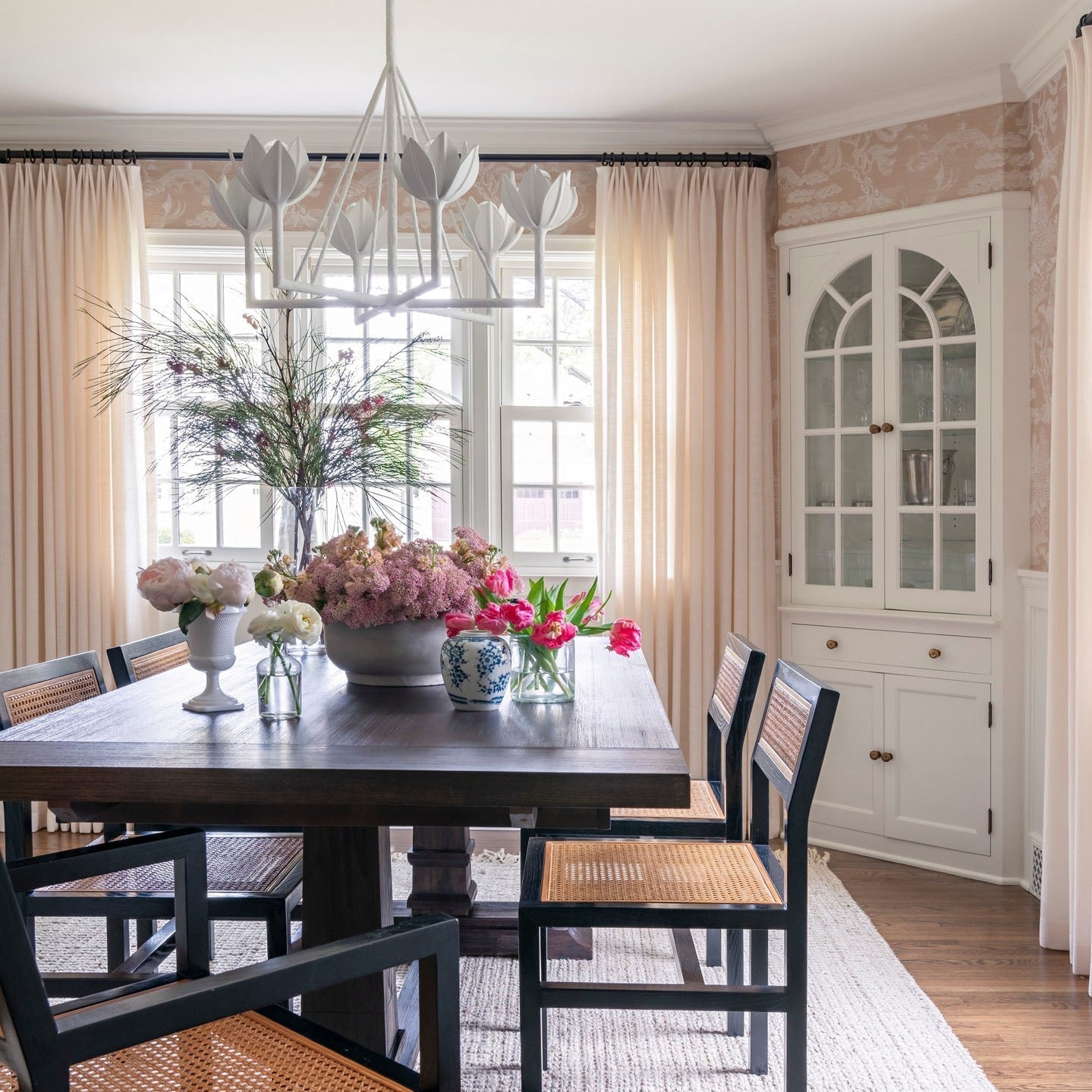 Ulmaris Floral Chandelier-Neutral Decor