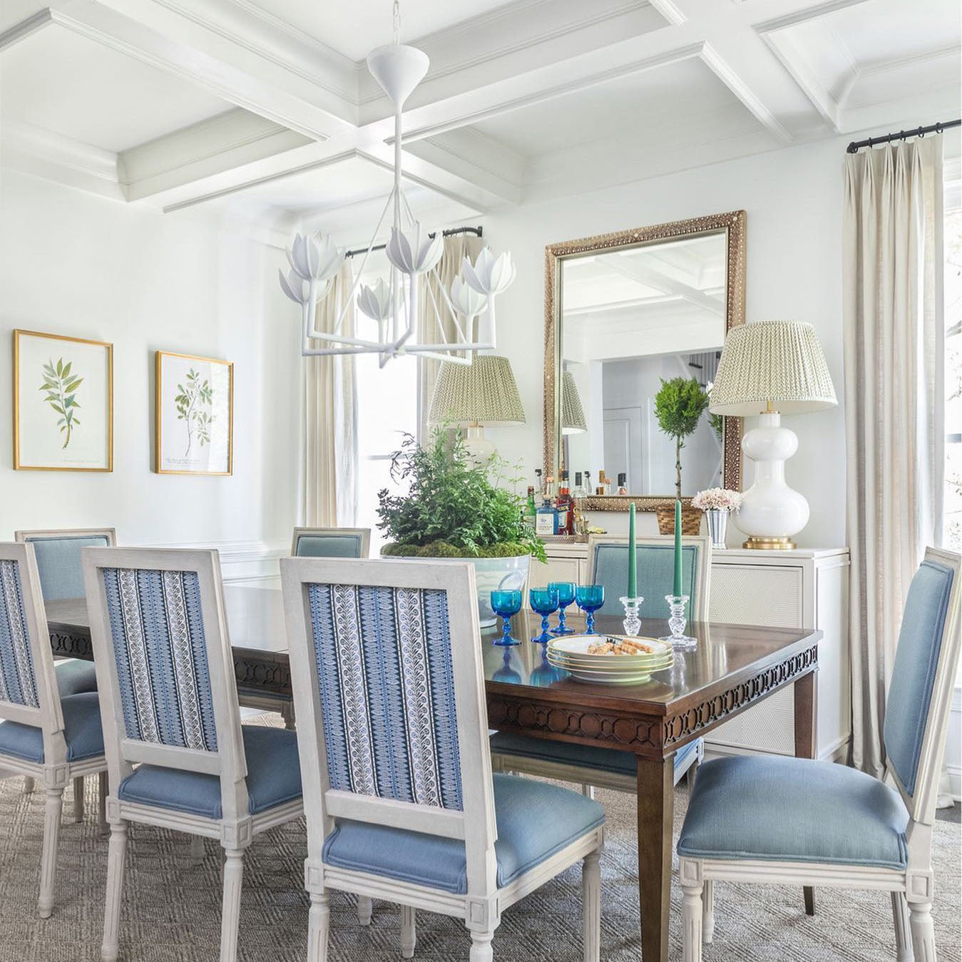 Ulmaris Floral Chandelier-Neutral Decor
