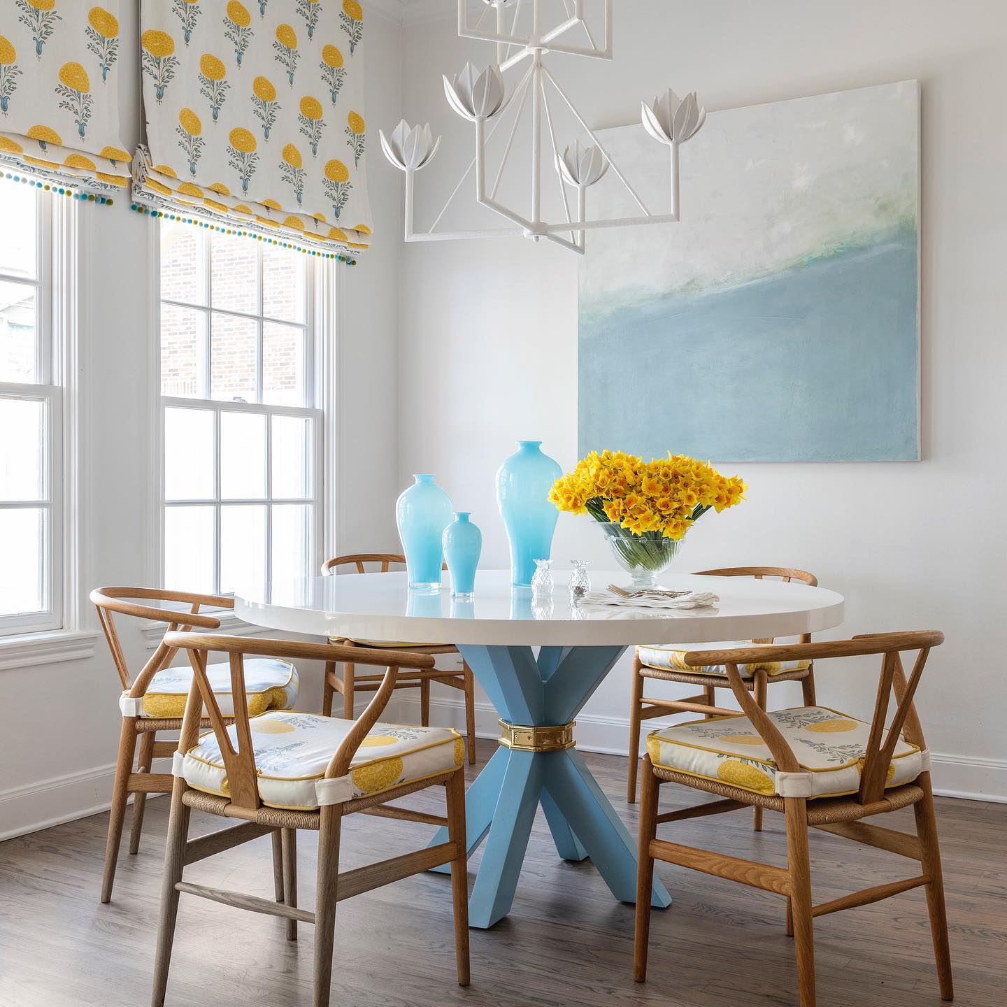 Ulmaris Floral Chandelier-Neutral Decor