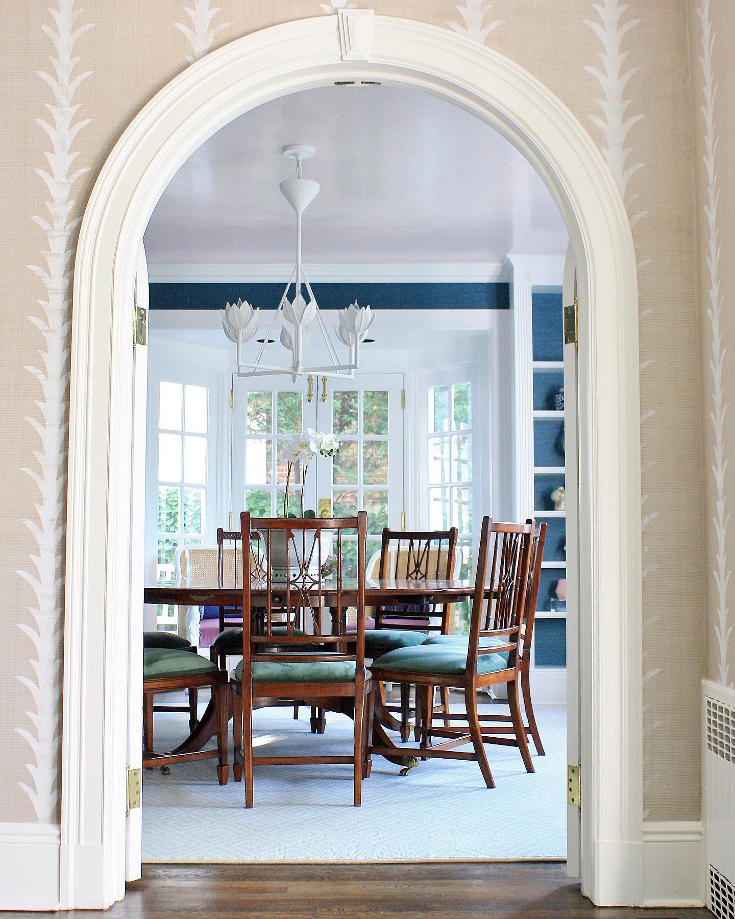 Ulmaris Floral Chandelier-Neutral Decor