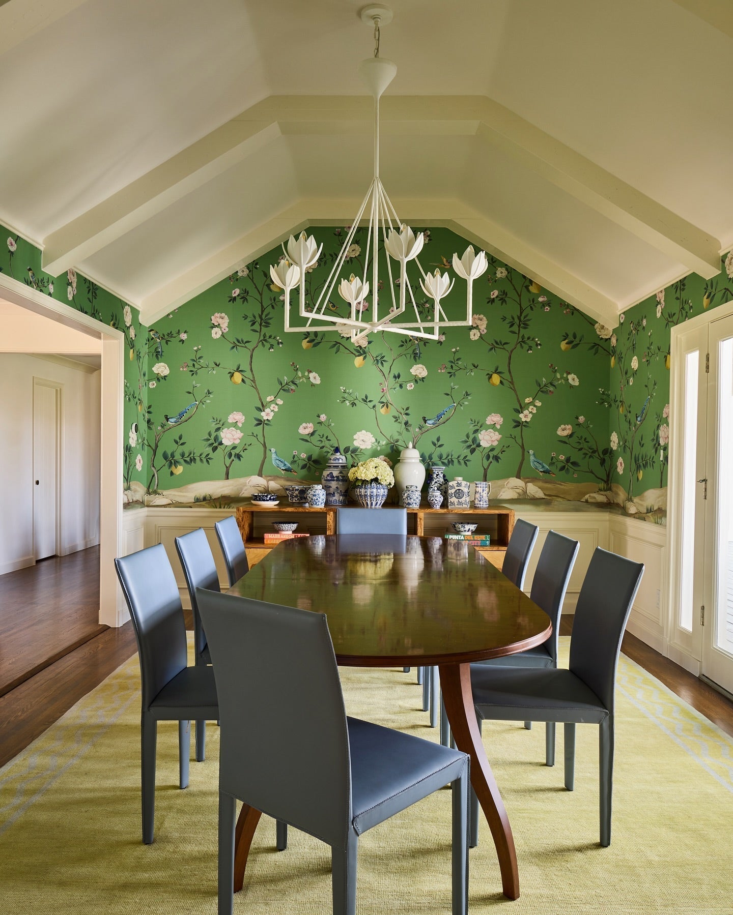 Ulmaris Floral Chandelier-Neutral Decor