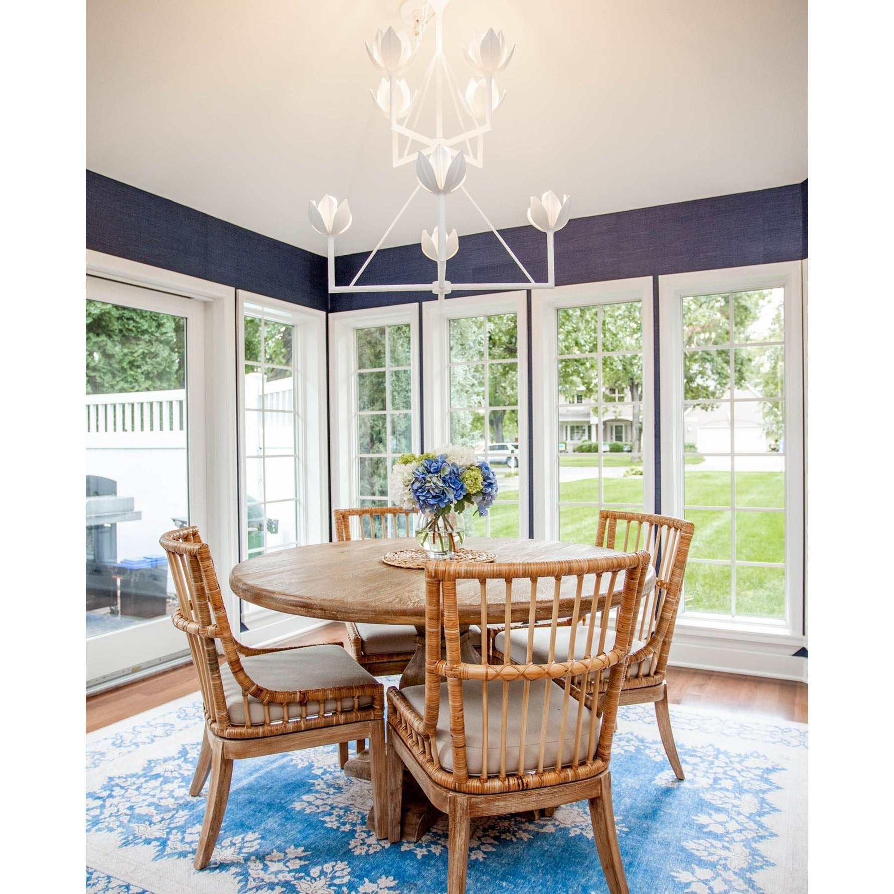Ulmaris Floral Chandelier-Neutral Decor