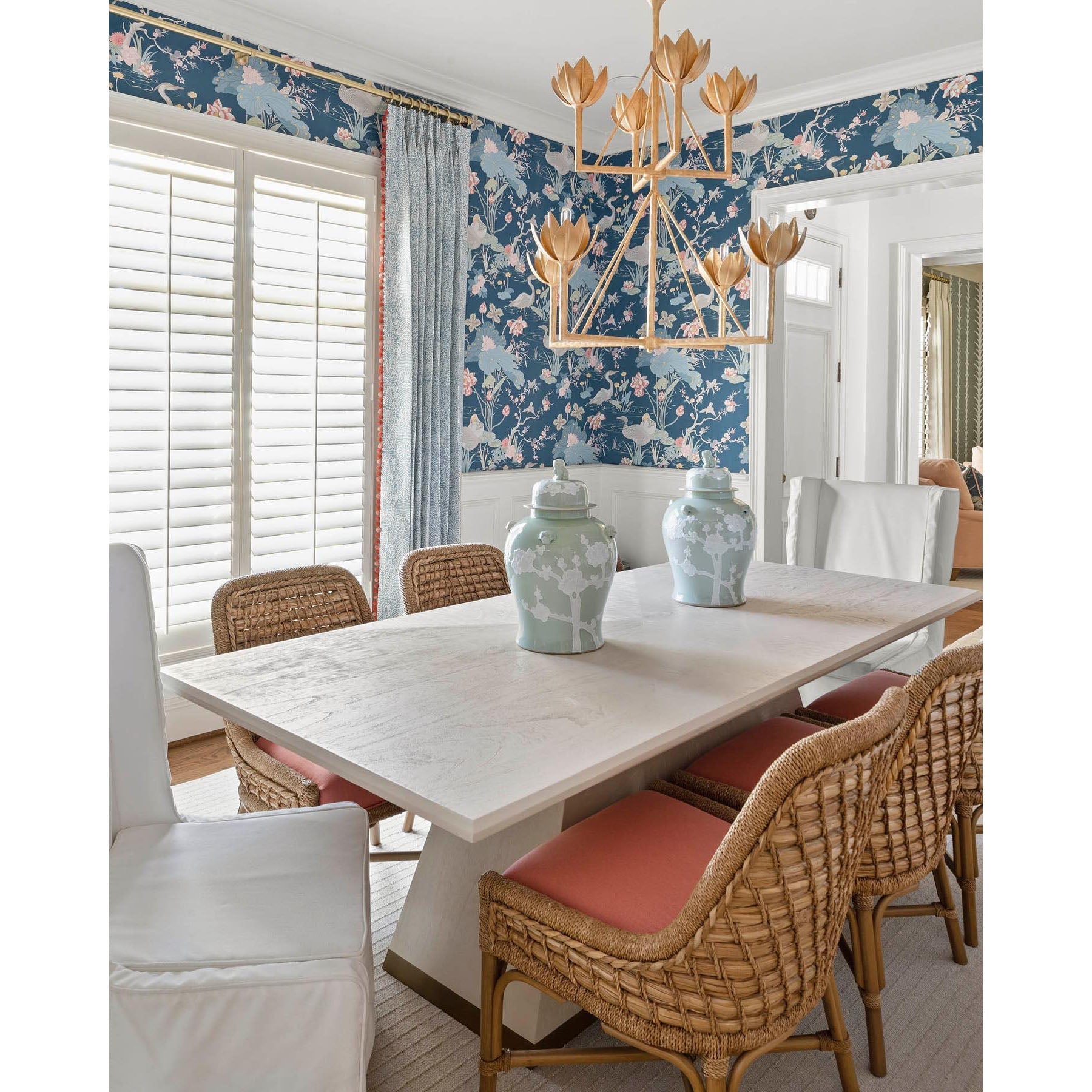 Ulmaris Floral Chandelier-Neutral Decor