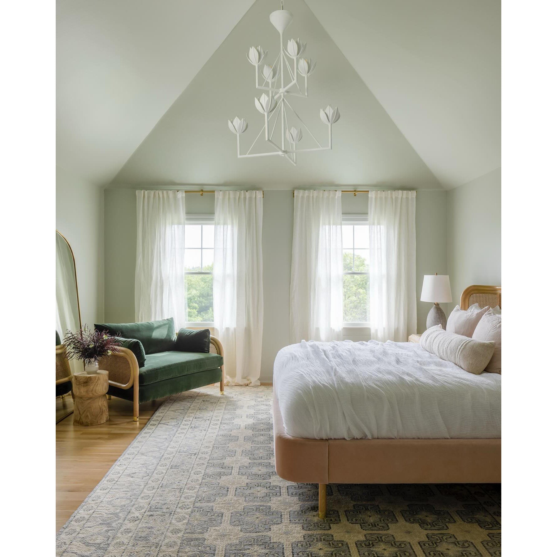 Ulmaris Floral Chandelier-Neutral Decor