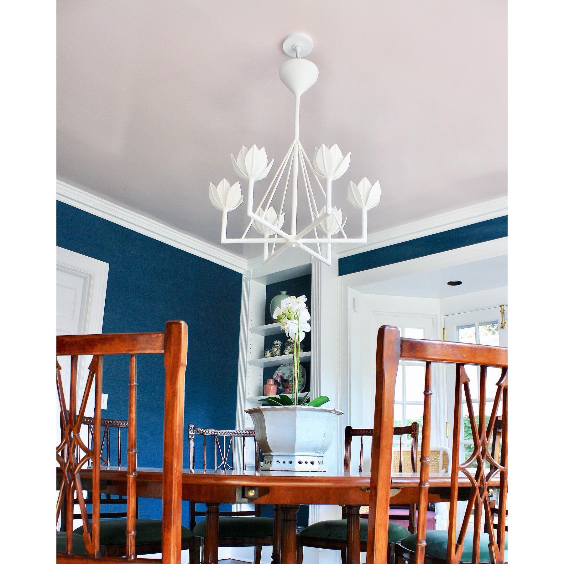 Ulmaris Floral Chandelier-Neutral Decor
