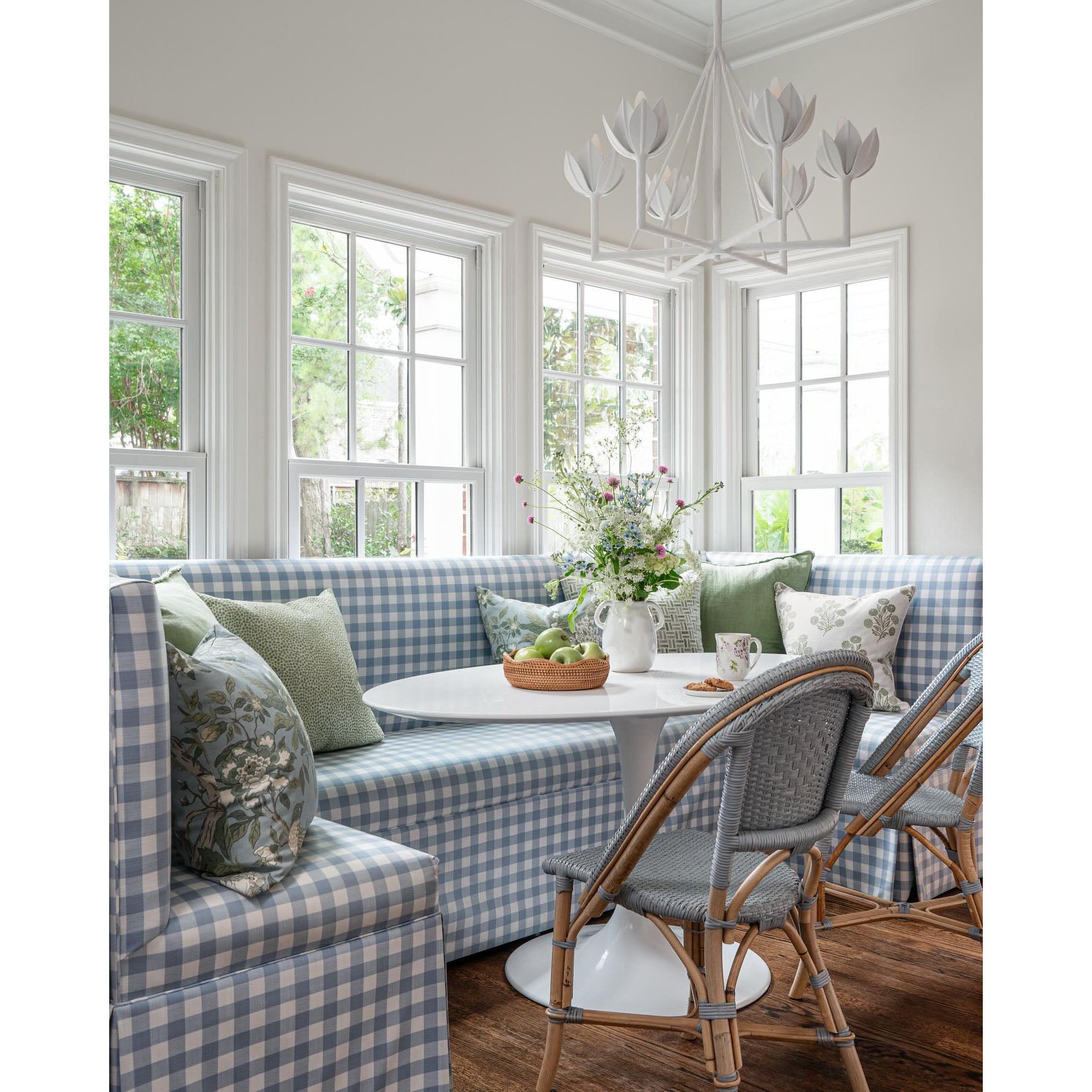 Ulmaris Floral Chandelier-Neutral Decor