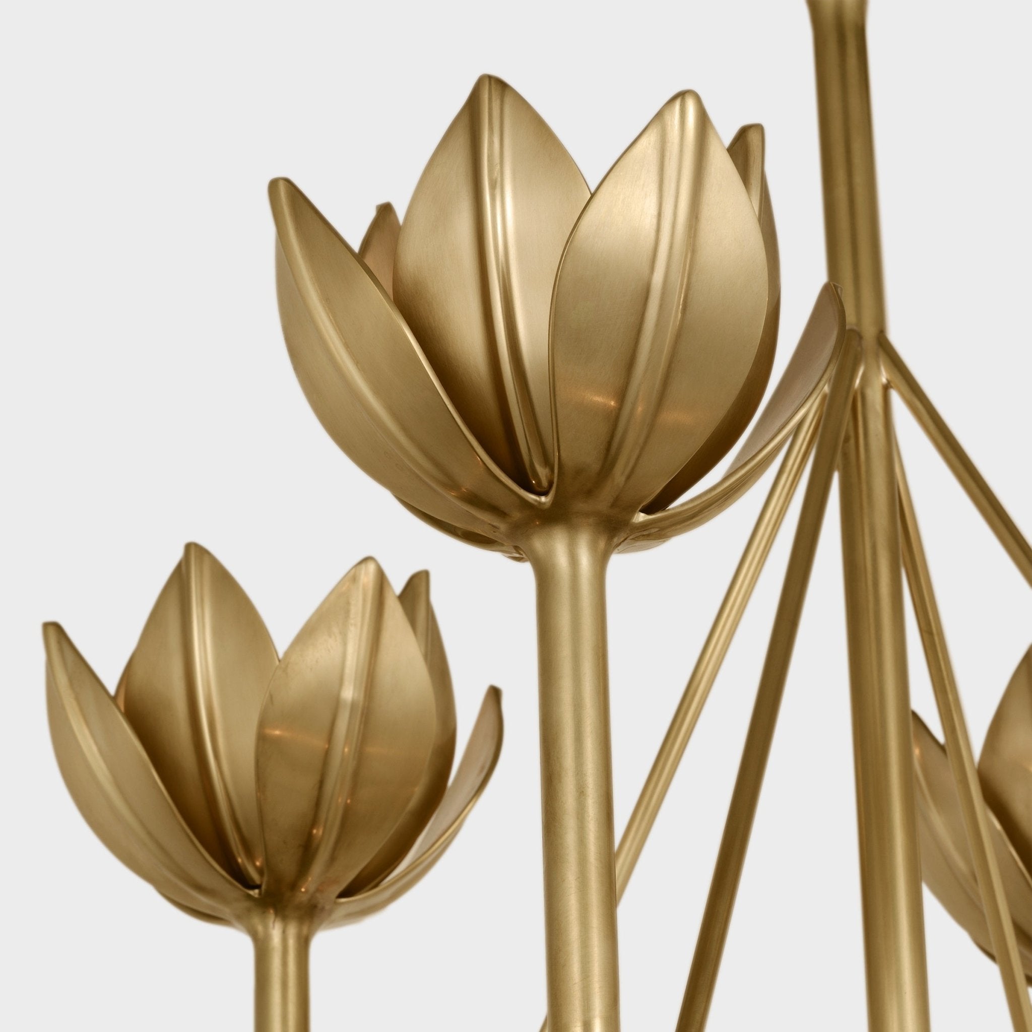 Ulmaris Floral Chandelier-Neutral Decor