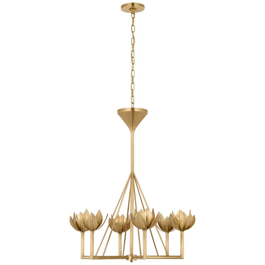 Ulmaris Floral Chandelier-Neutral Decor