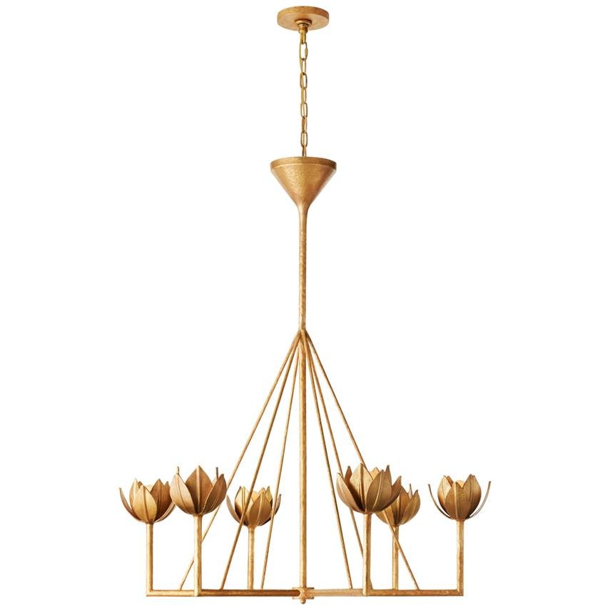 Ulmaris Floral Chandelier-Neutral Decor