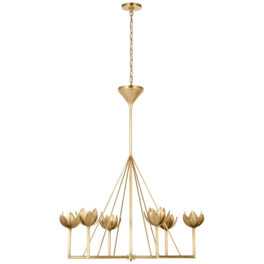 Ulmaris Floral Chandelier-Neutral Decor