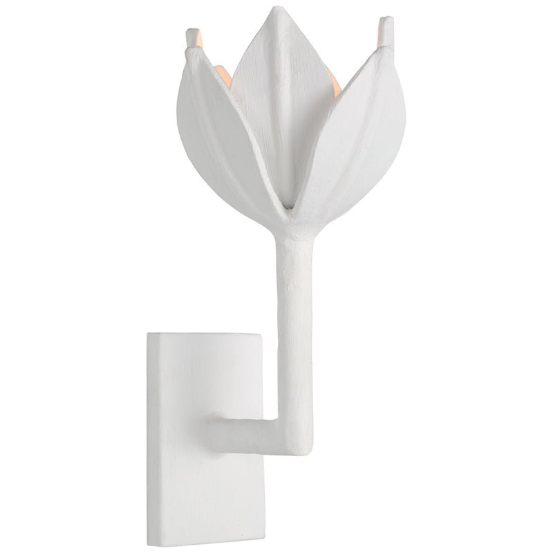 Clira Brass Lotus Bloom Wall Lamp-Neutral Decor
