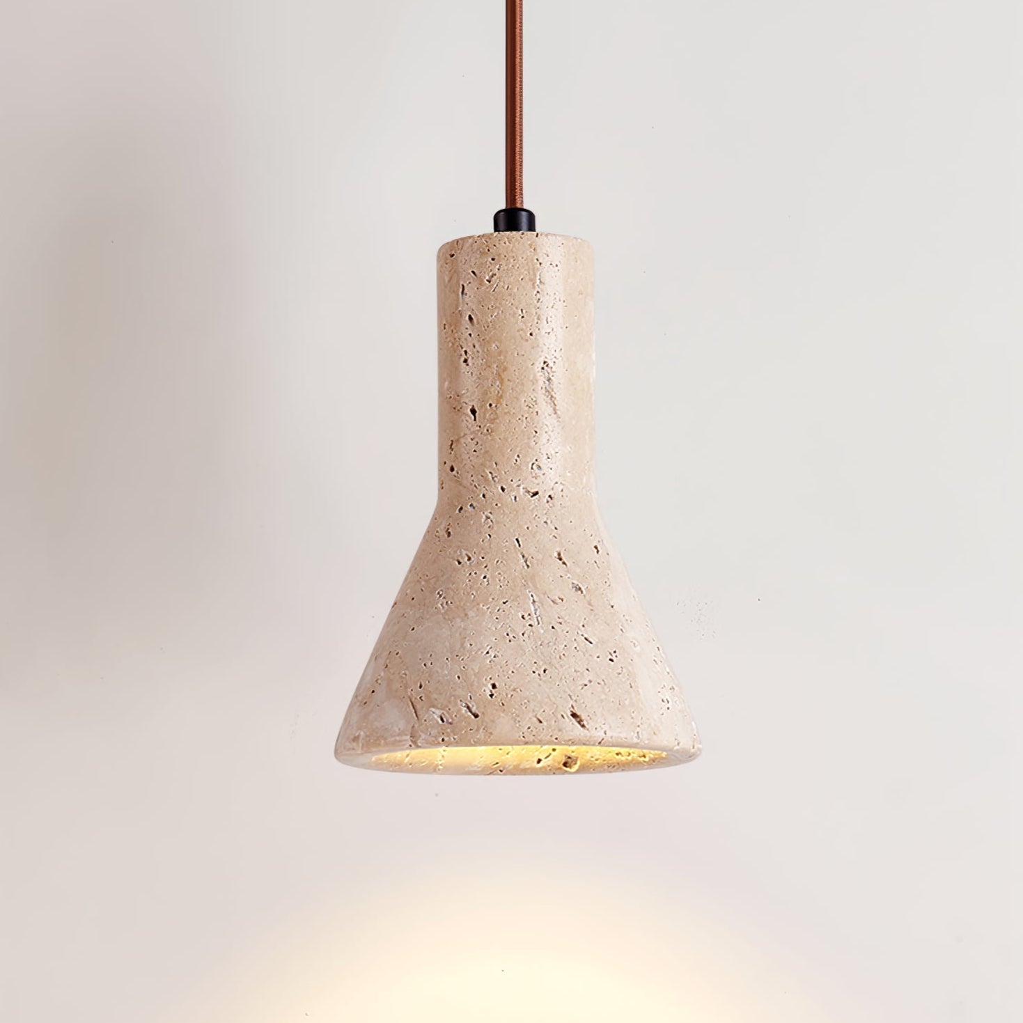 Felro Stone Pendant Lamp-Neutral Decor