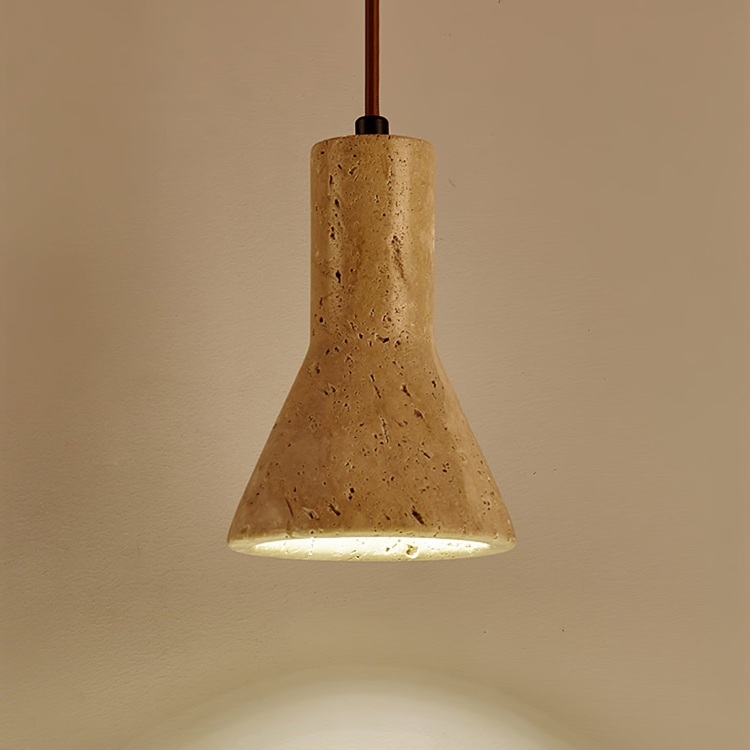 Felro Stone Pendant Lamp-Neutral Decor
