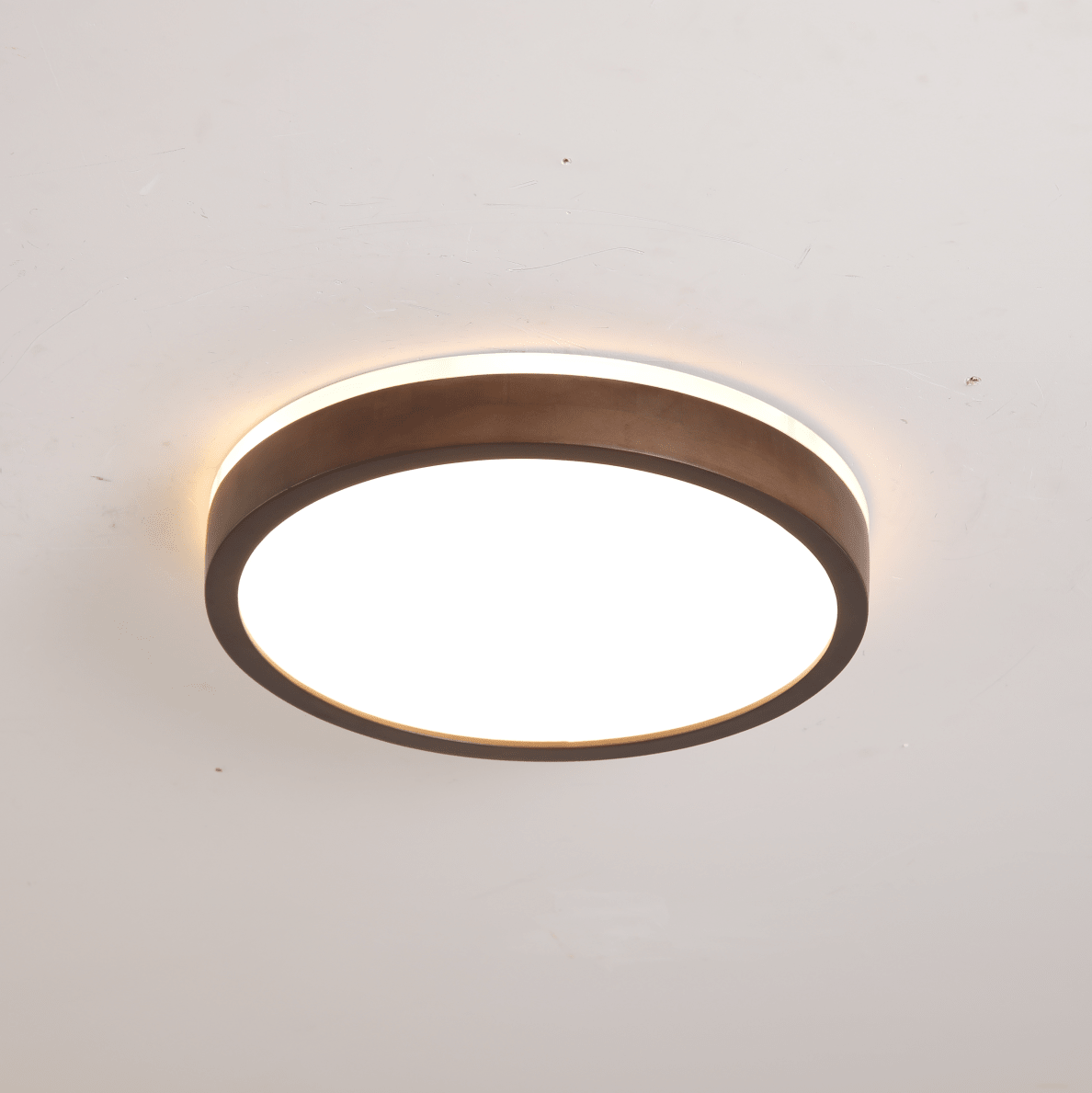 Alder Frame Ceiling Lamp-Neutral Decor