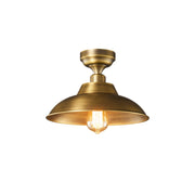 Aldorno Ceiling Lamp in antique brass finish.