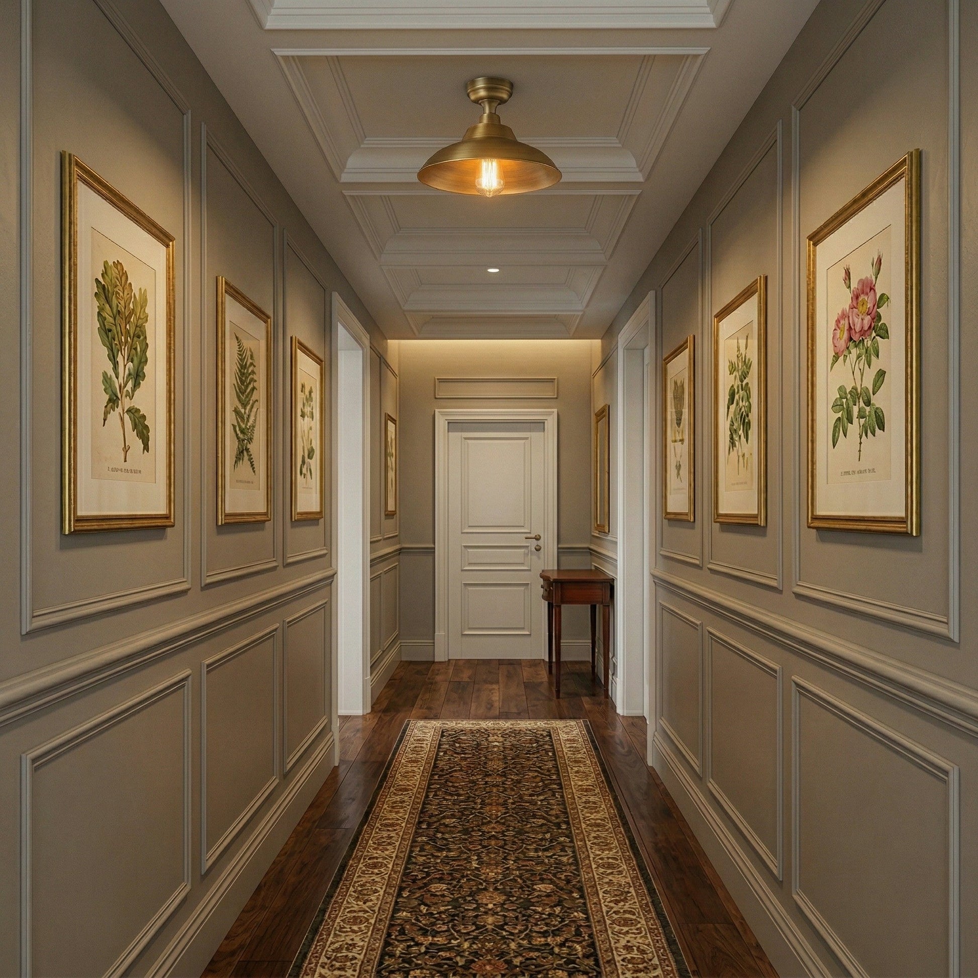 Aldorno Ceiling Lamp shown against a white ceiling.