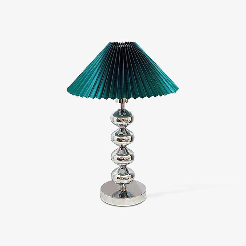Cyris Retro Pleated Table Lamp-Neutral Decor