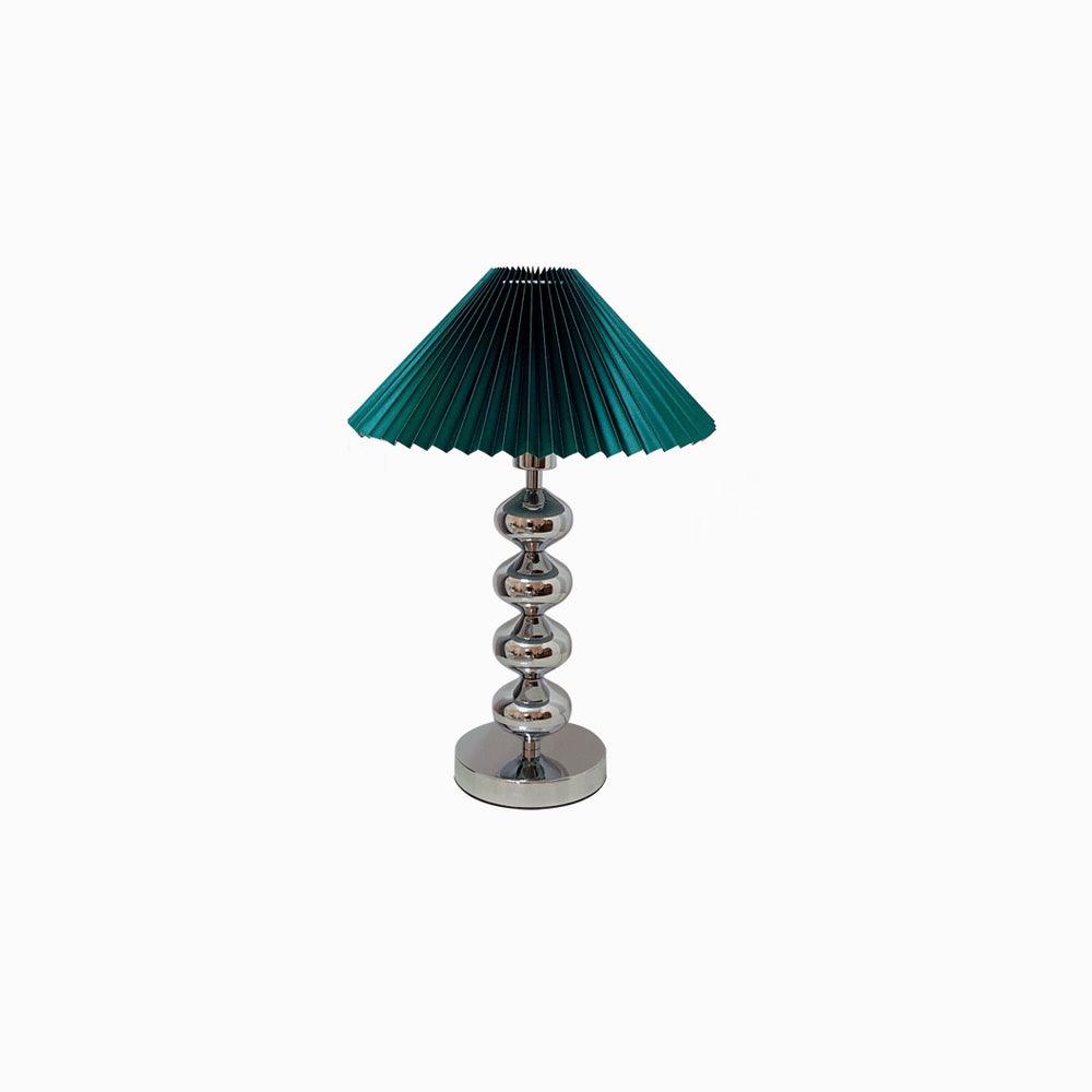 Cyris Retro Pleated Table Lamp-Neutral Decor