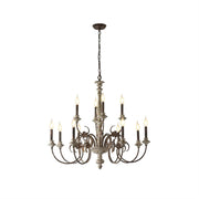 Waegnuvyn Traditional Candle  Metal Chandelier