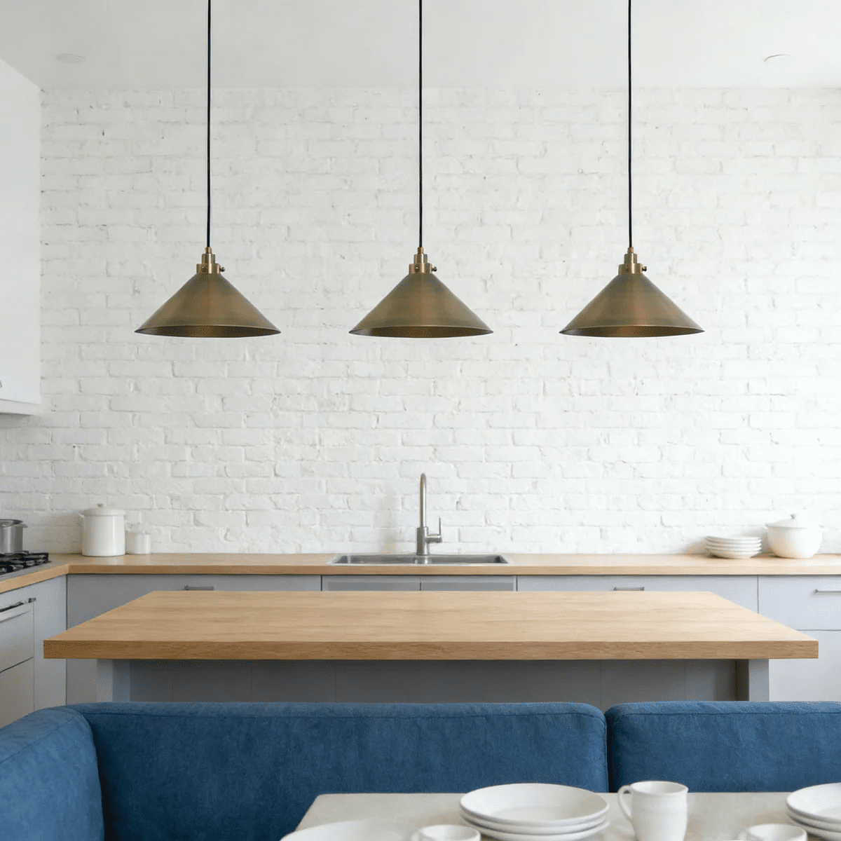 Alessia Cone Pendant Light-Neutral Decor