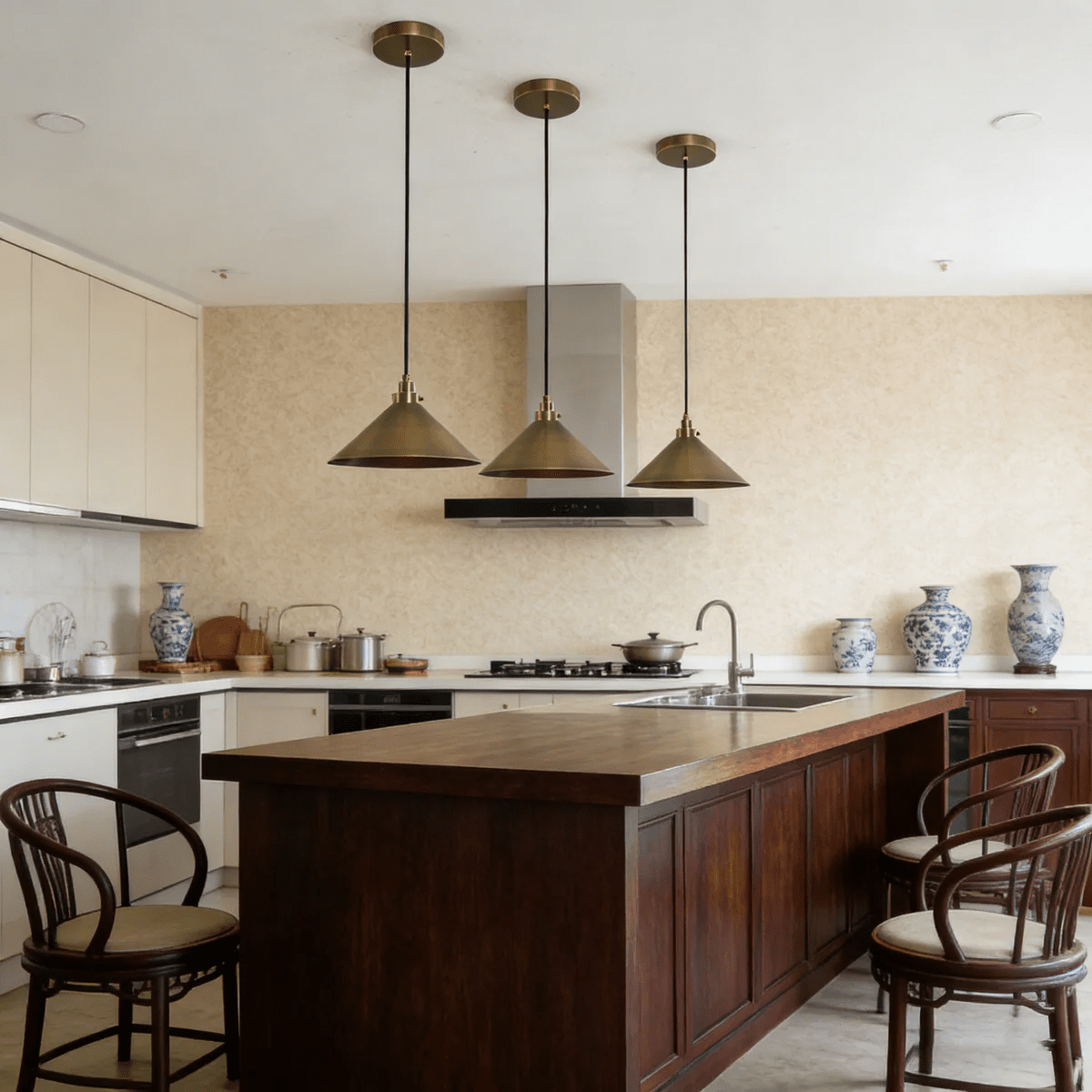 Alessia Cone Pendant Light-Neutral Decor