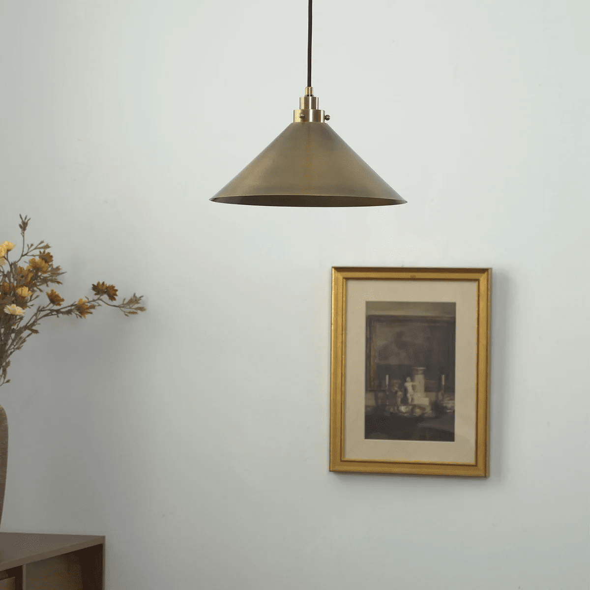 Alessia Cone Pendant Light-Neutral Decor