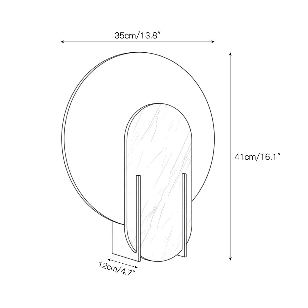 Alice Wall Lamp in white finish, casting a warm glow in a modern living room.