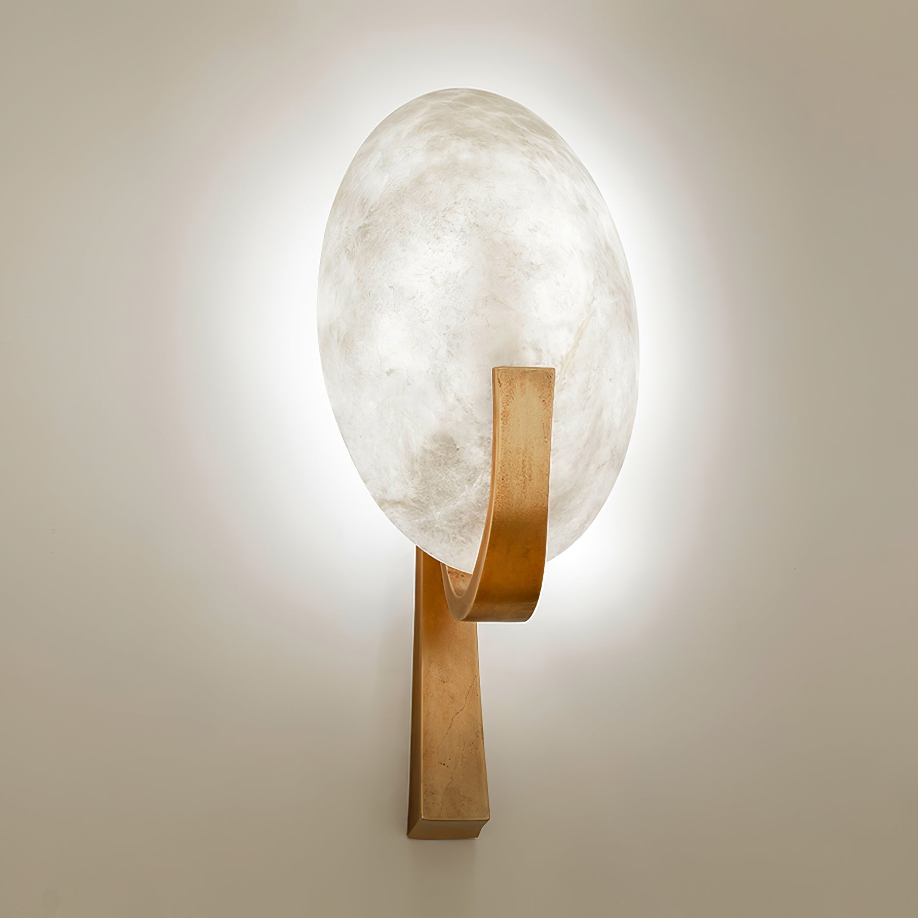Selene Modern Alabaster Wall Lamp-Neutral Decor