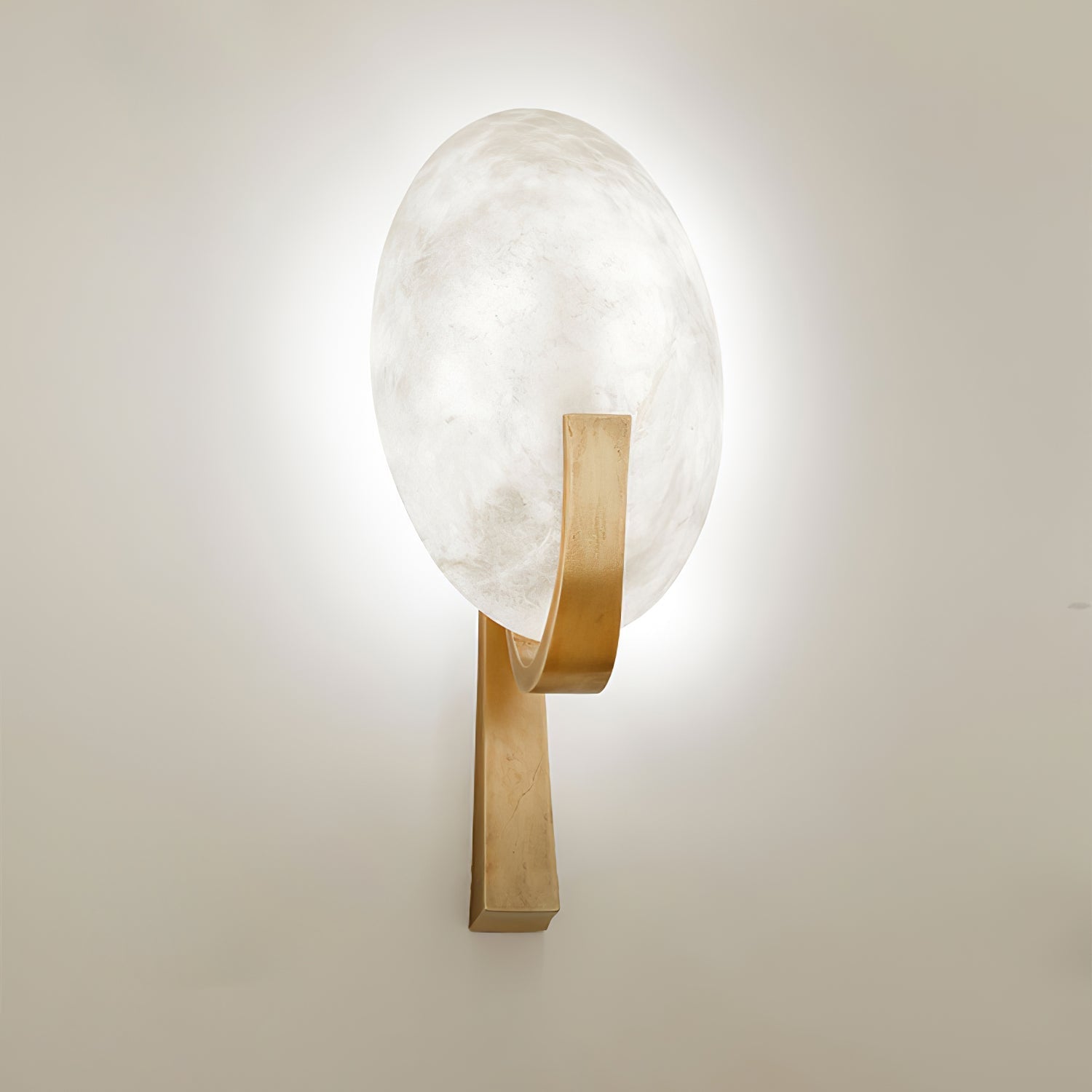 Selene Modern Alabaster Wall Lamp-Neutral Decor