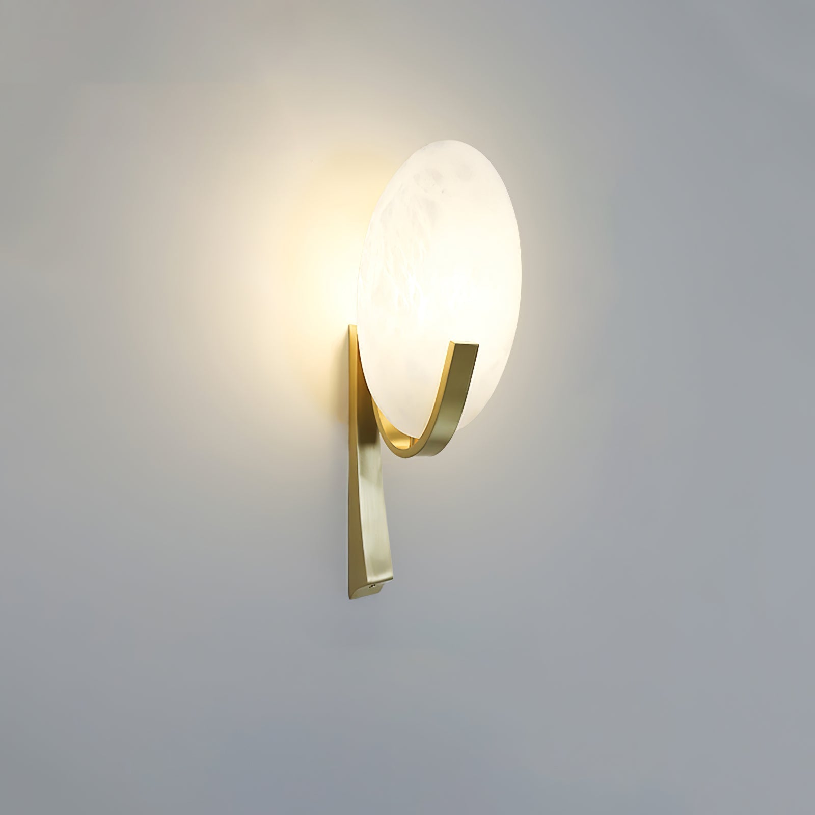 Selene Modern Alabaster Wall Lamp-Neutral Decor