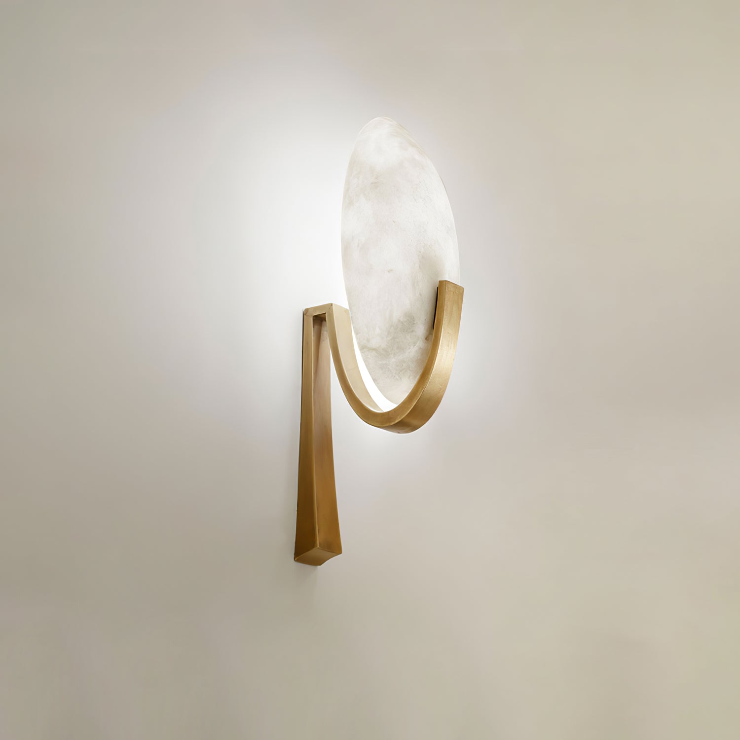 Selene Modern Alabaster Wall Lamp-Neutral Decor